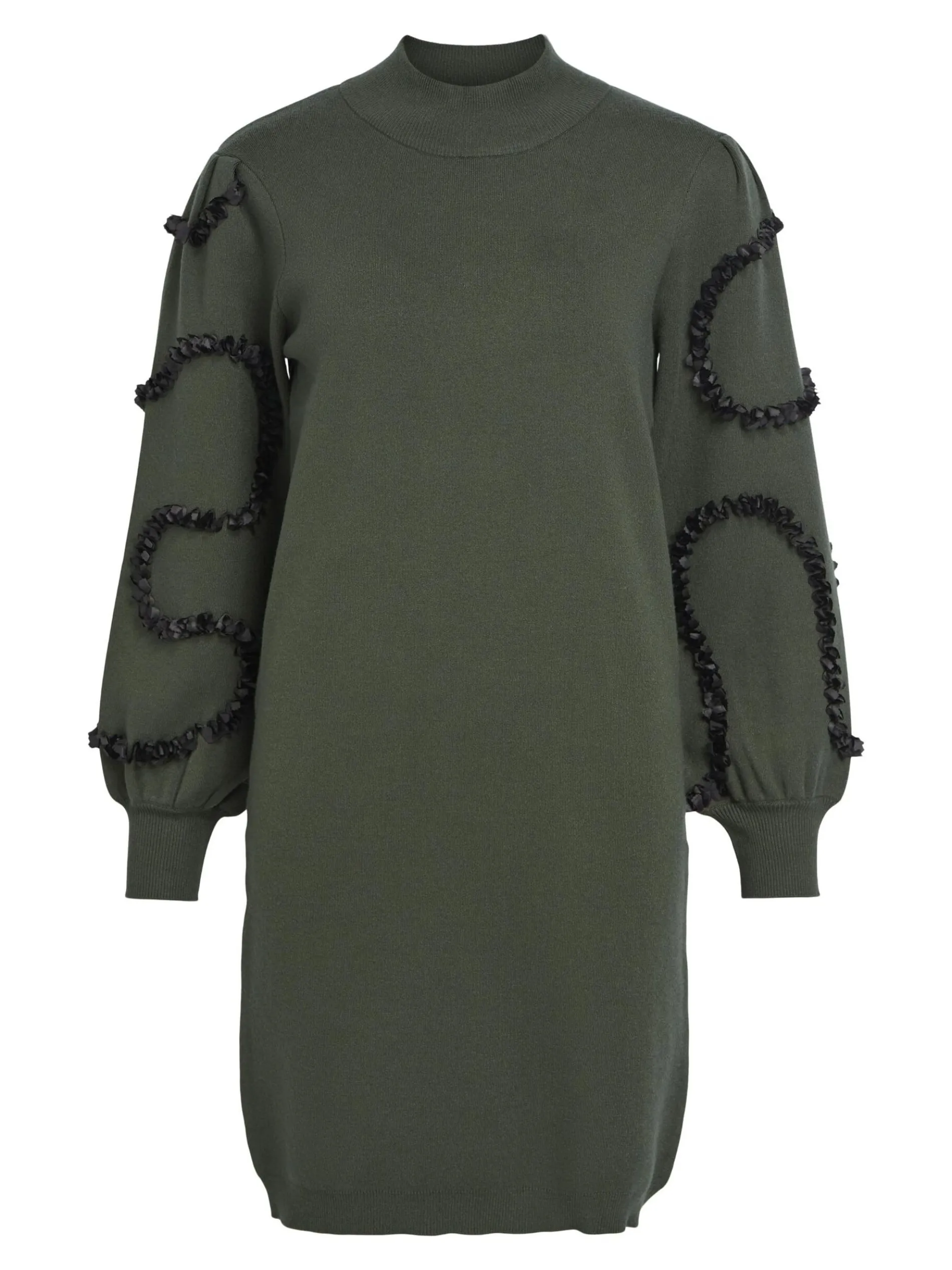 BALLONMOUW GEBREIDE JURK