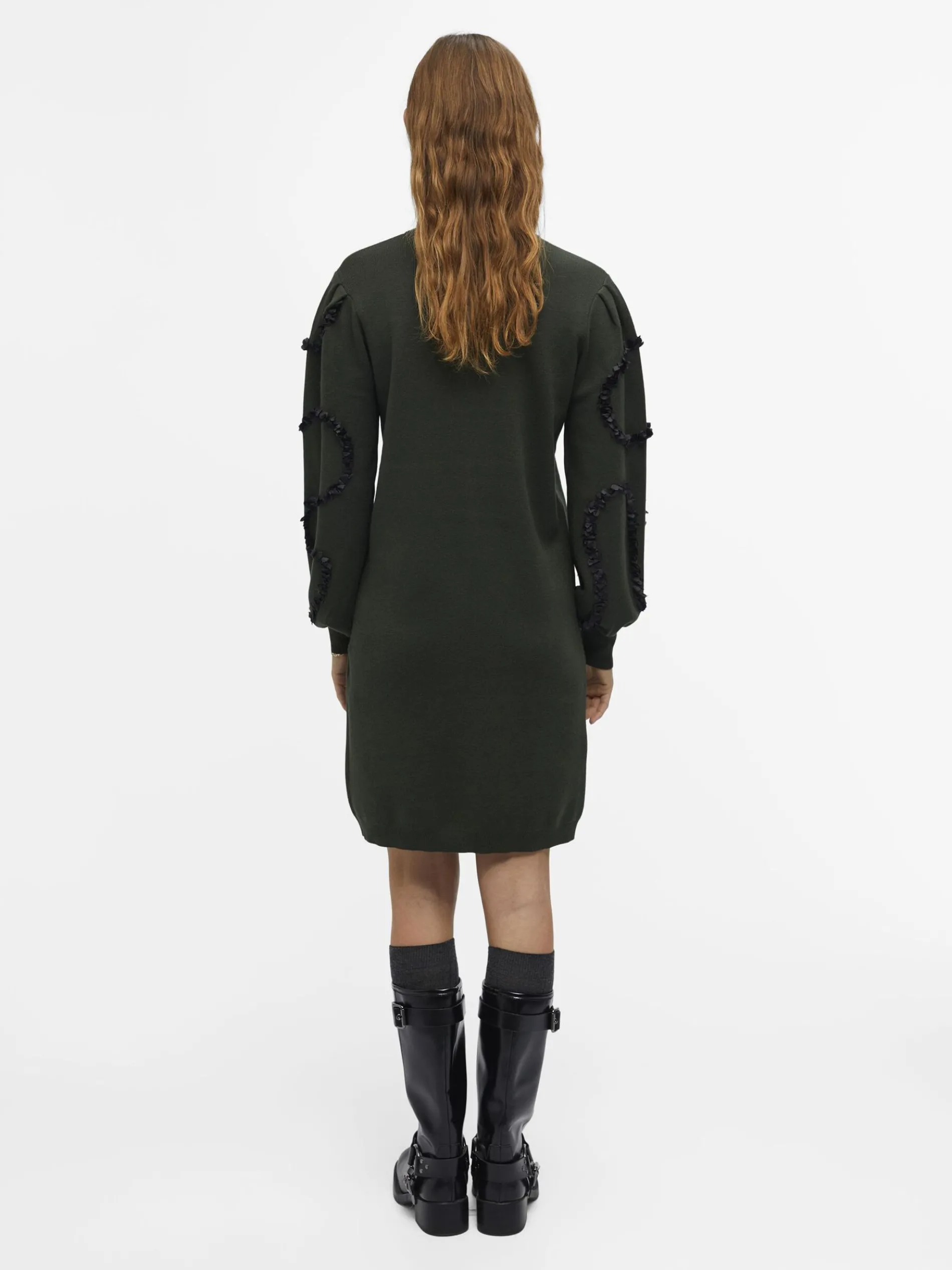 BALLONMOUW GEBREIDE JURK