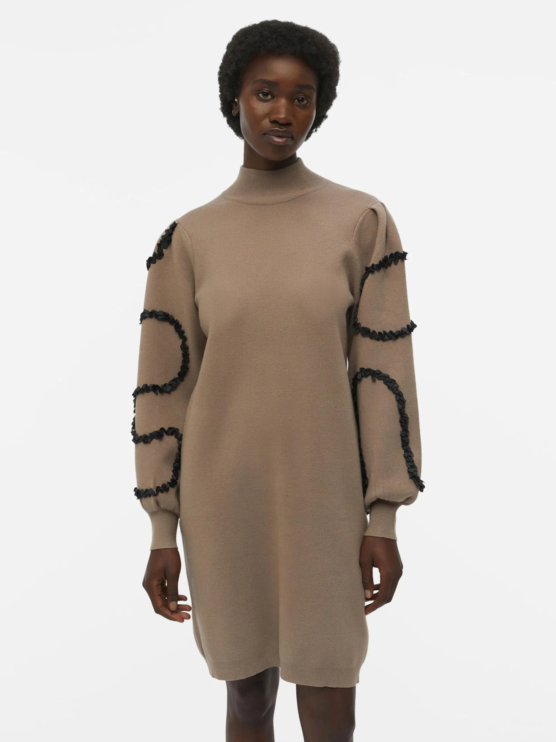 BALLONMOUW GEBREIDE JURK