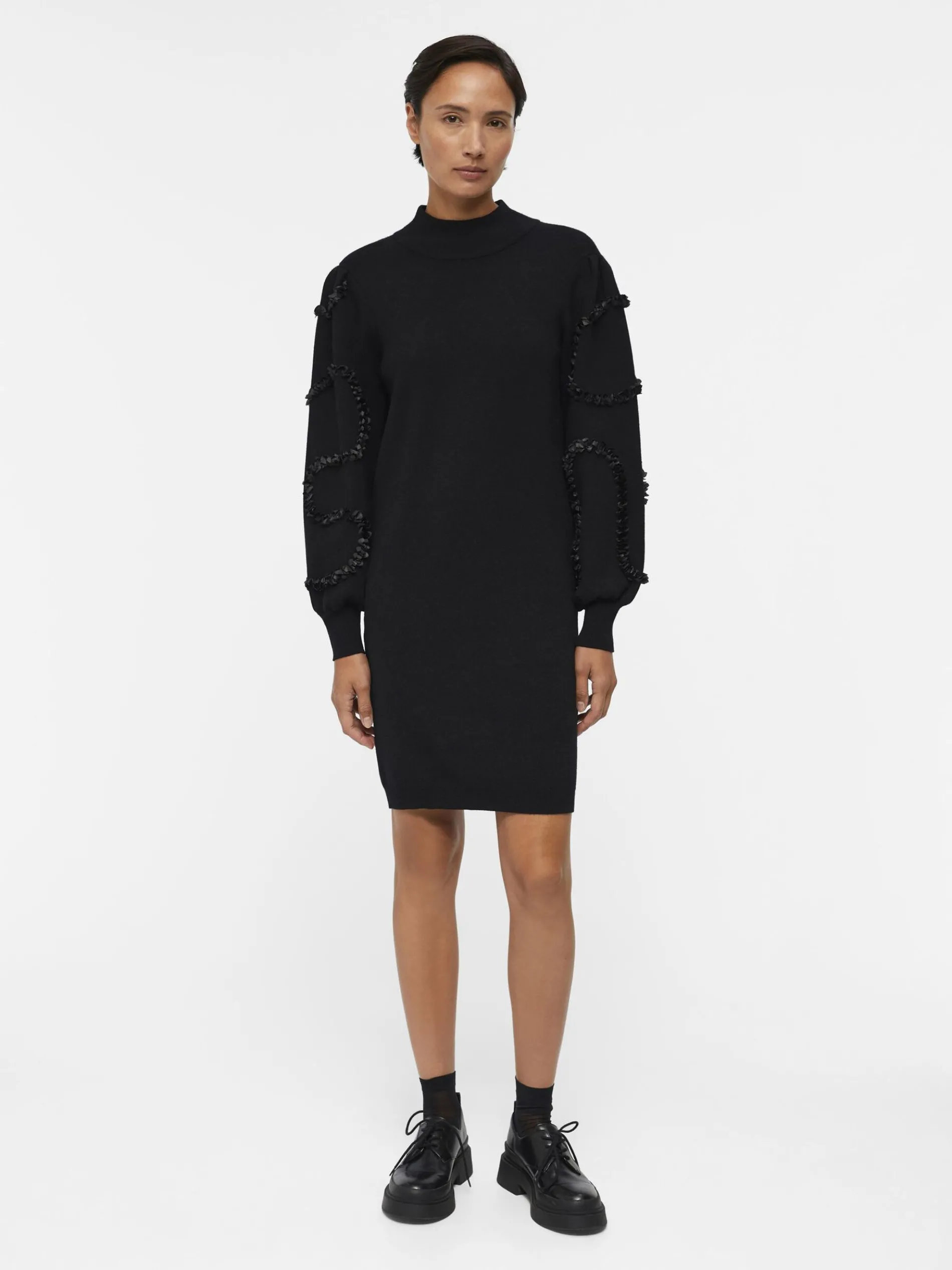 BALLONMOUW GEBREIDE JURK