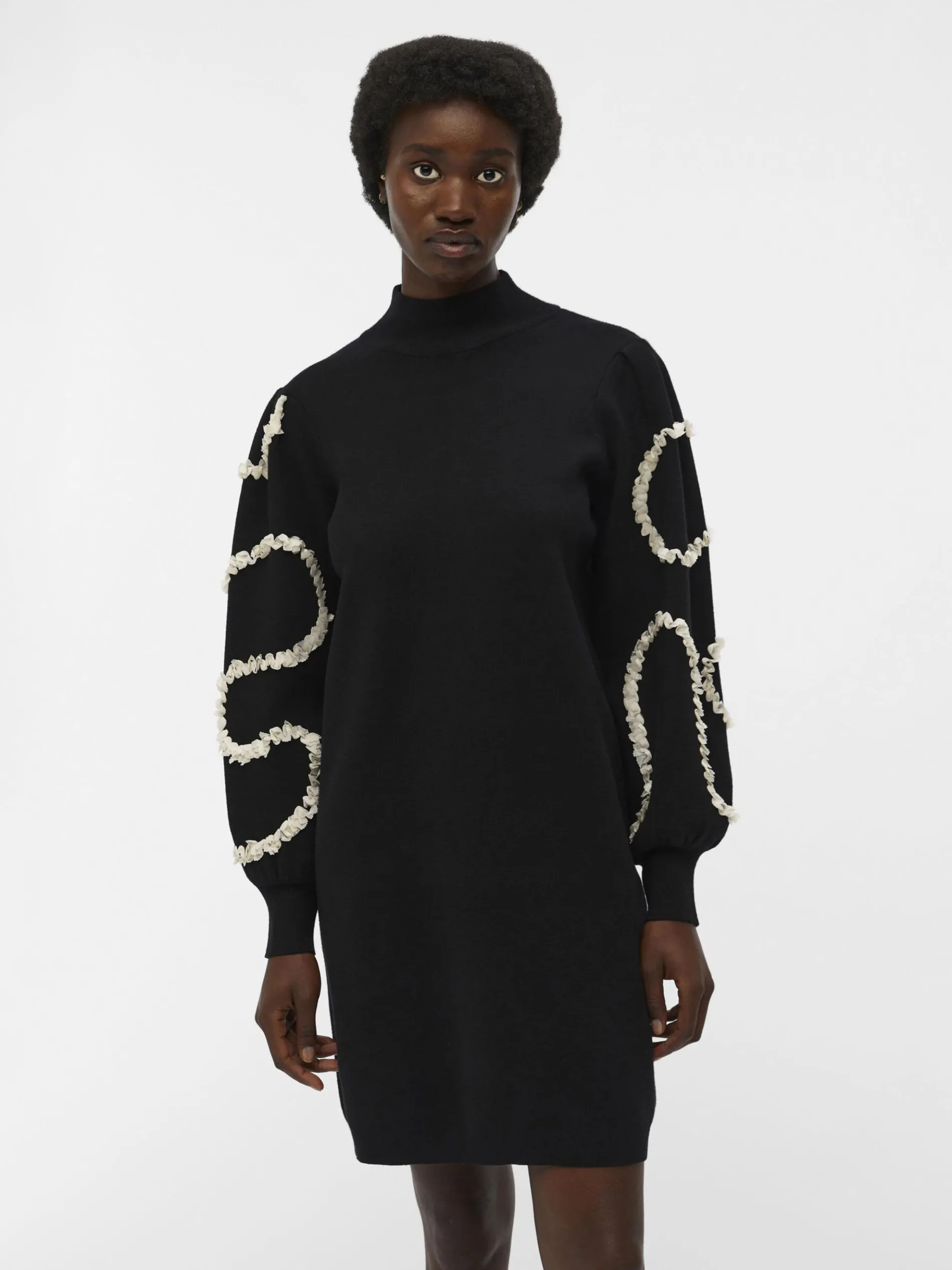 BALLONMOUW GEBREIDE JURK