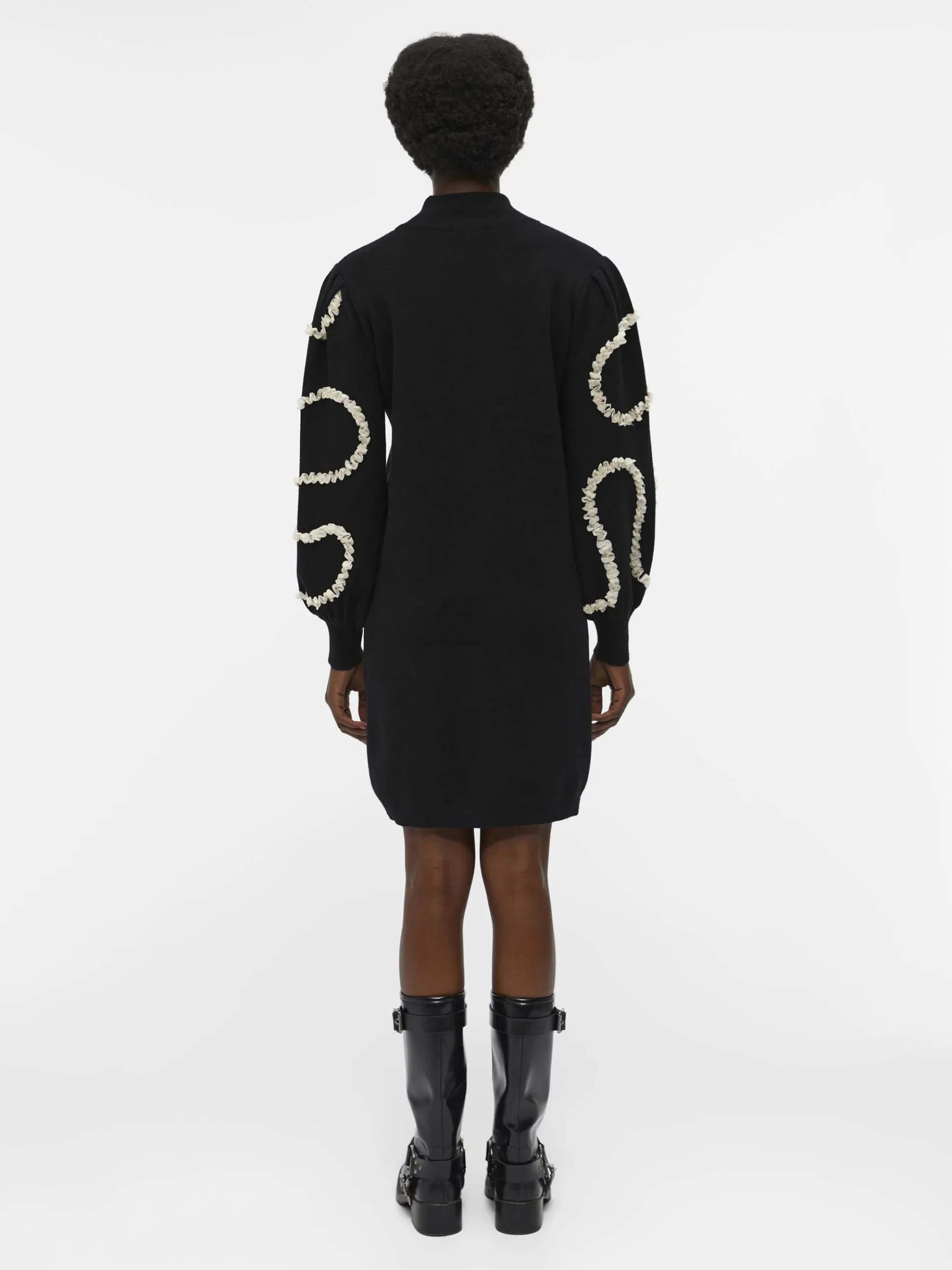 BALLONMOUW GEBREIDE JURK