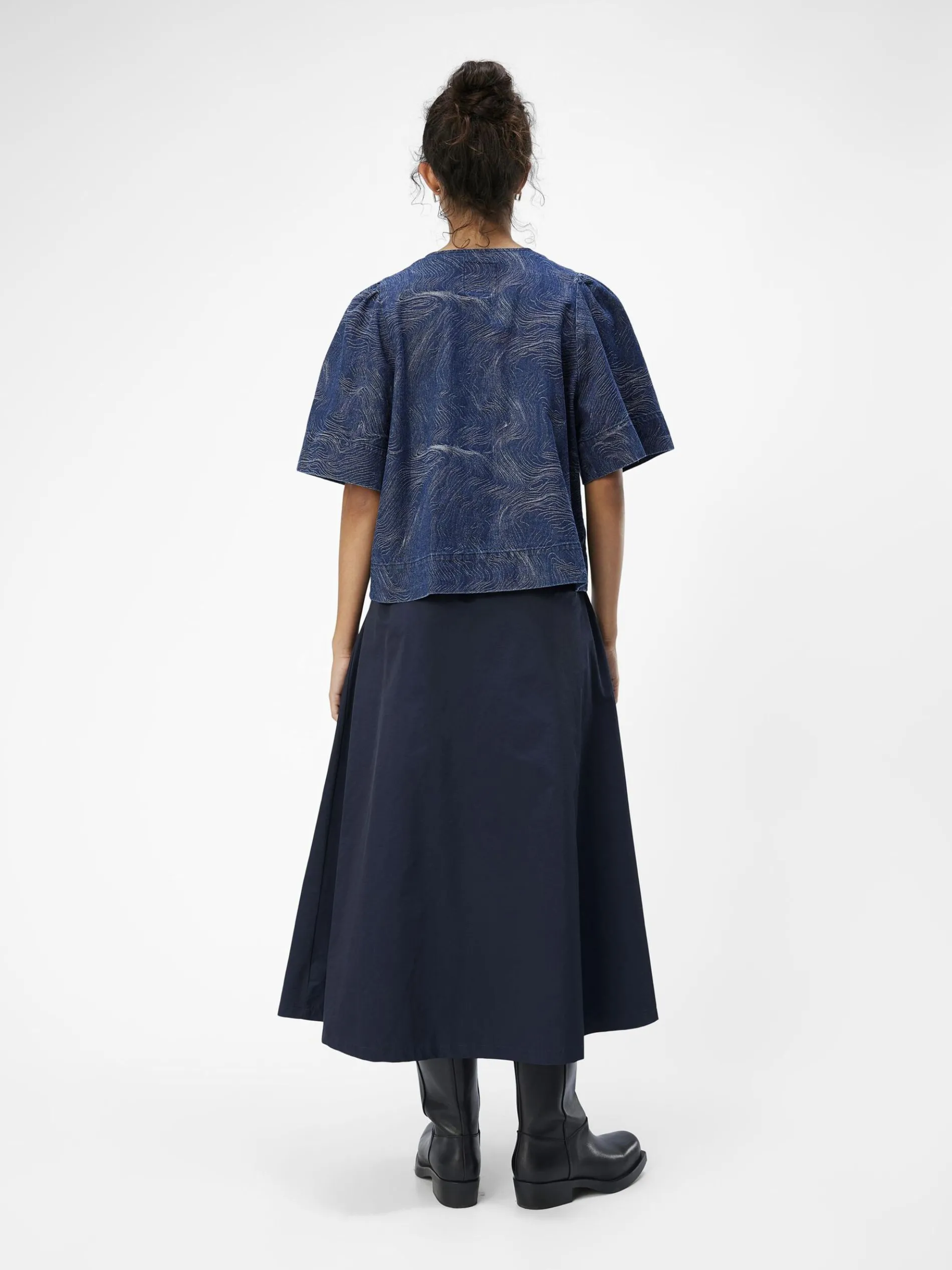 BEDRUKT SPIJKERBLOUSE