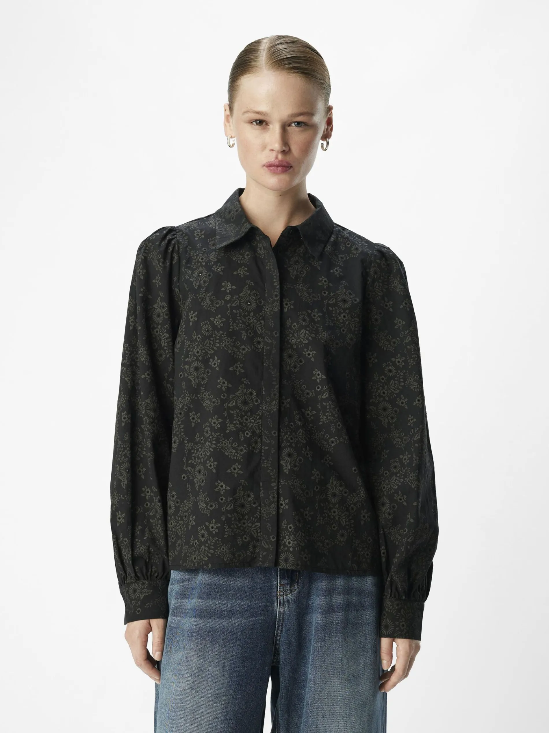 BRODERIE ANGLAISE OVERHEMD