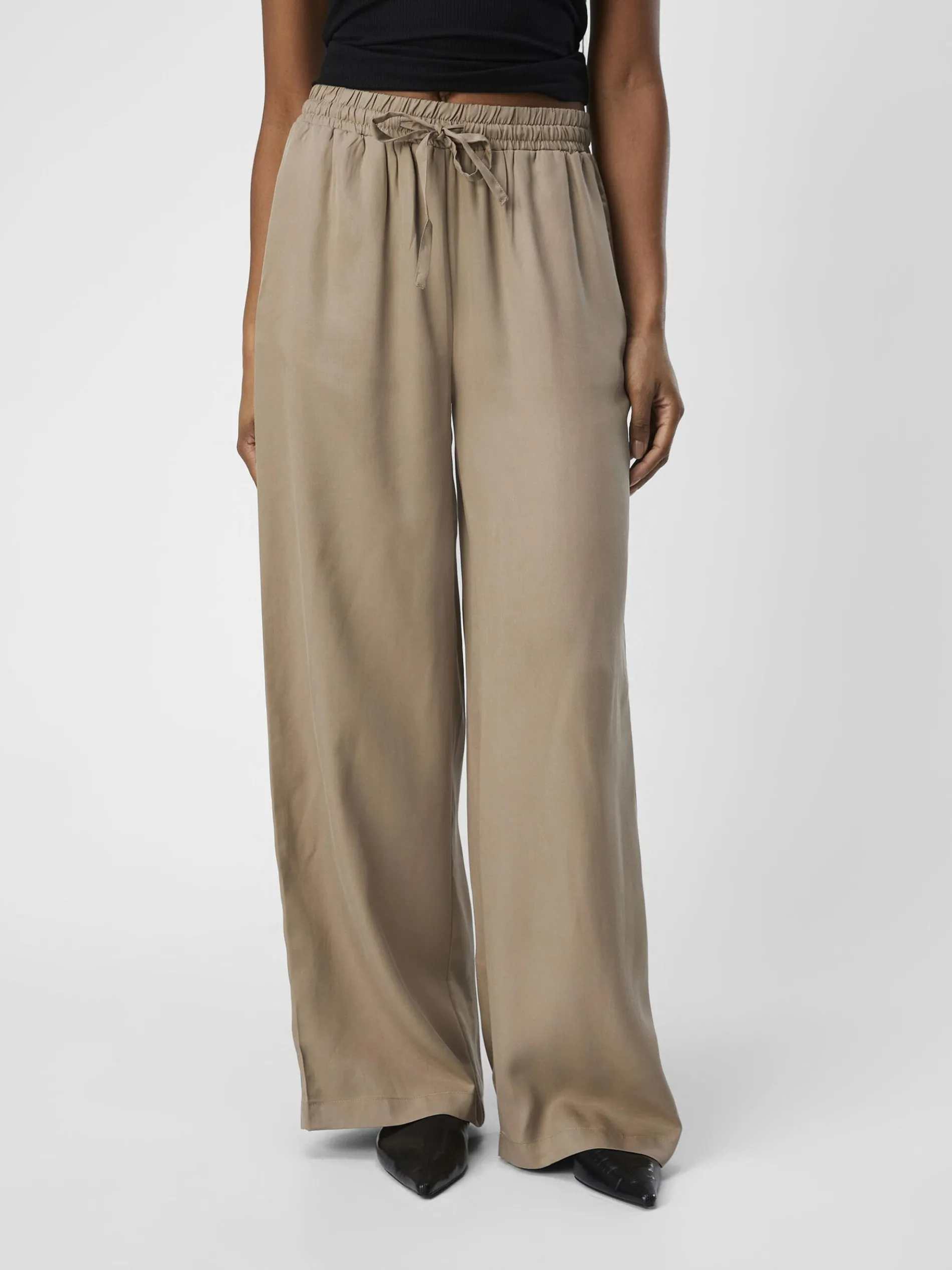 CASUAL WIDE LEG BROEK