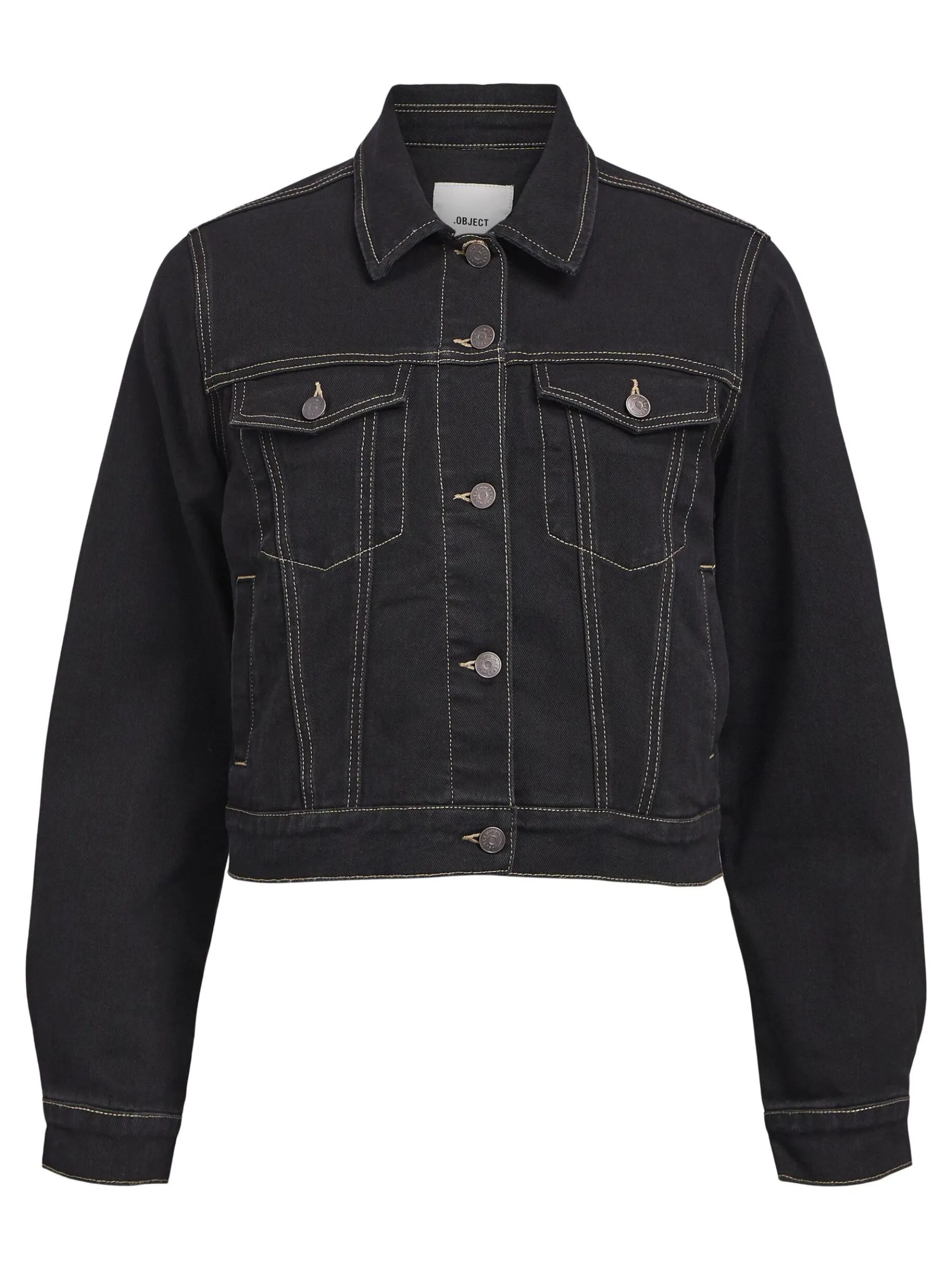 CROPPED FIT SPIJKERJAS