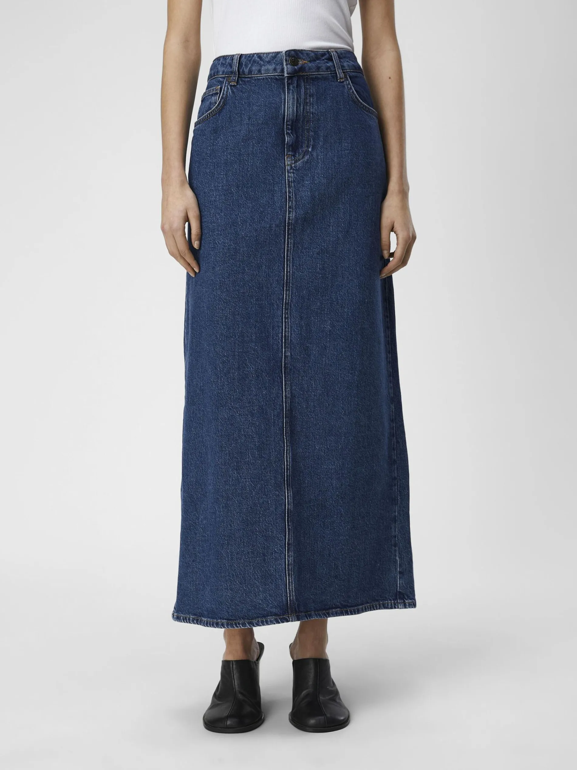 DENIM MAXI ROK