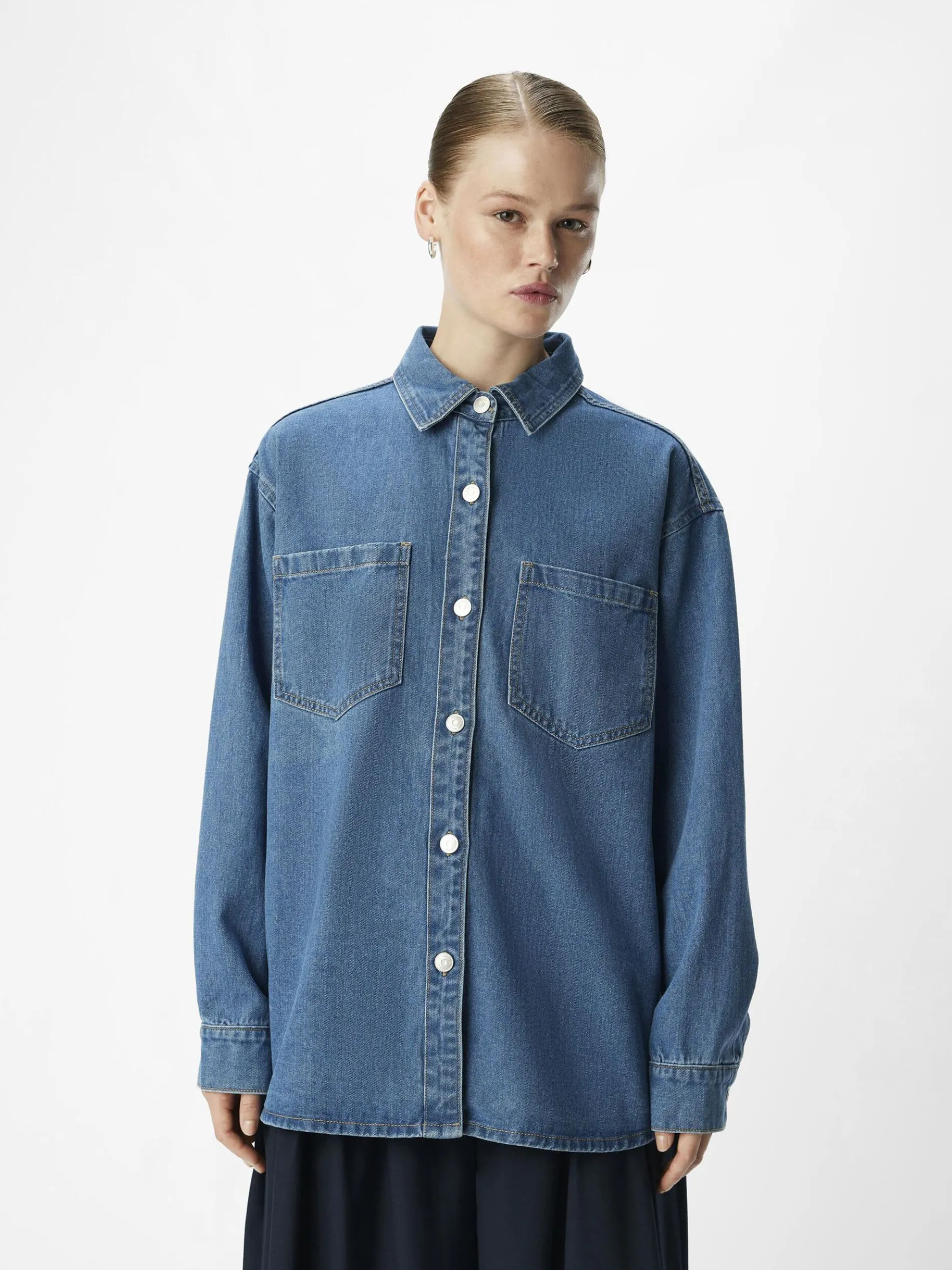DENIM OVERHEMD