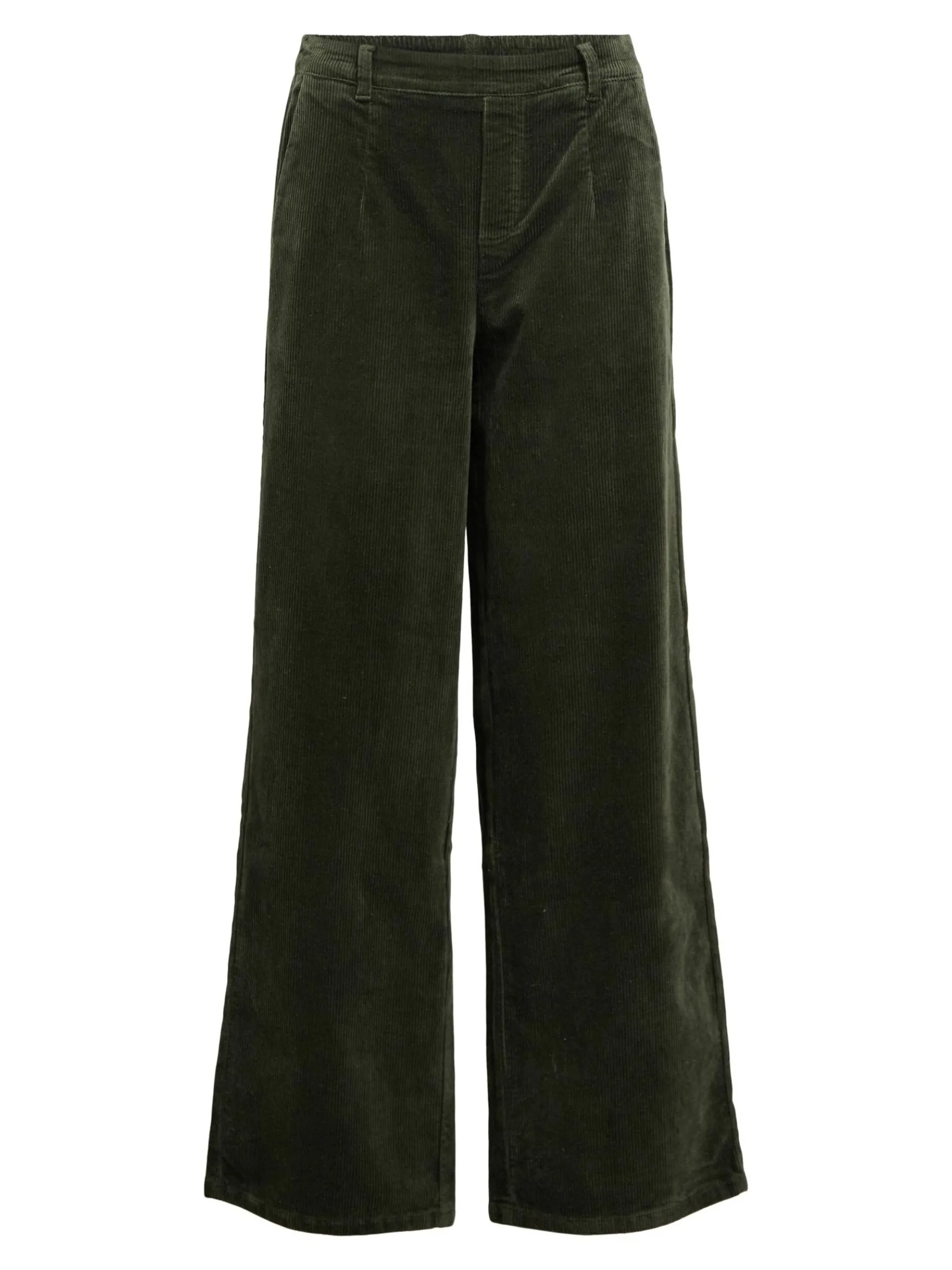 FLUWELEN WIDE LEG BROEK