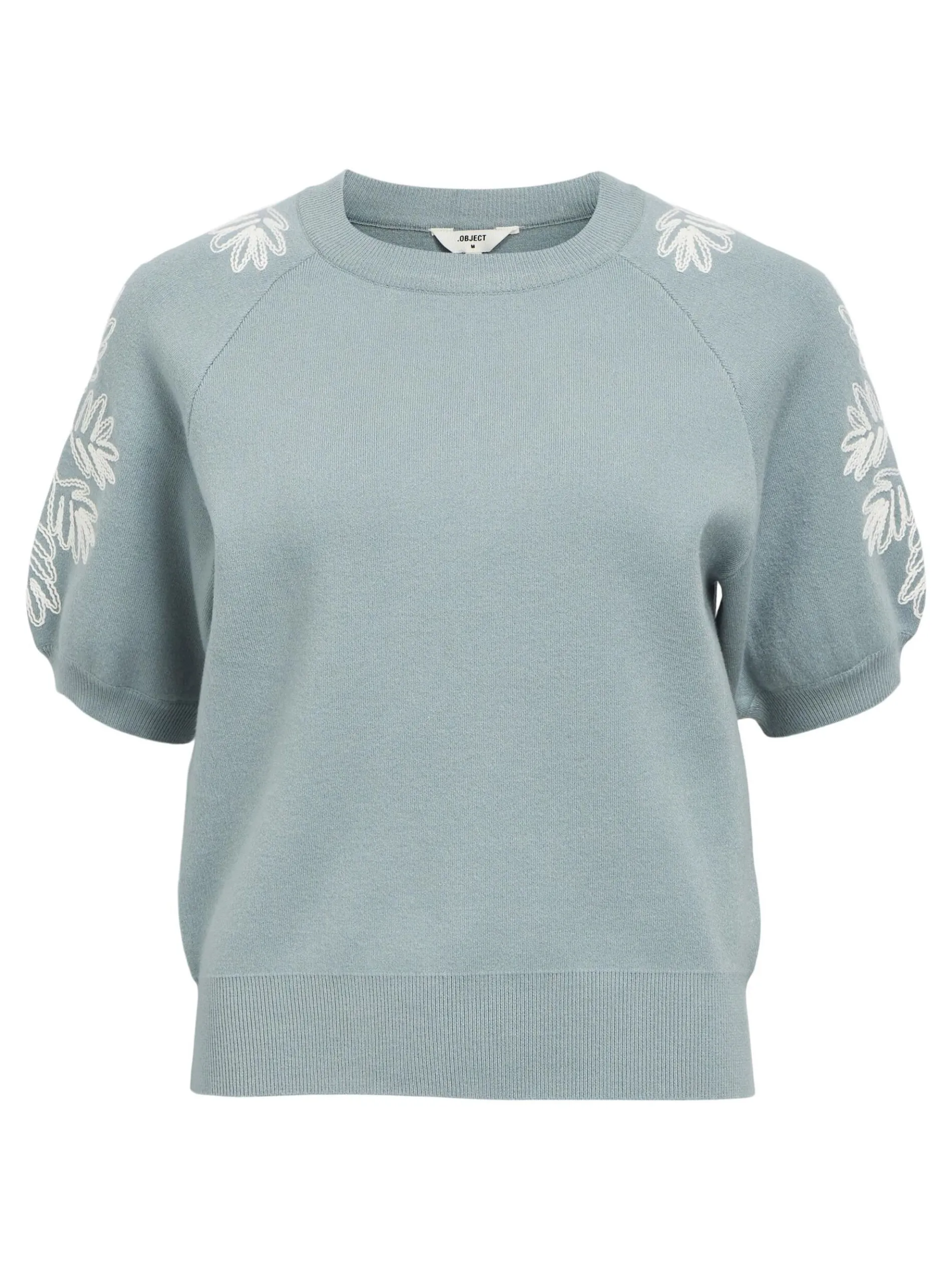 GEBORDUURD GEBREIDE TOP