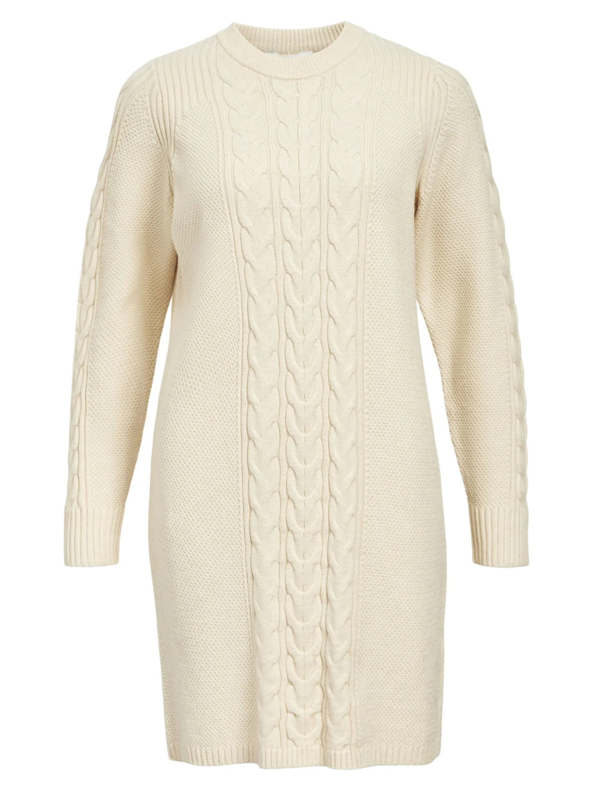 GEBREIDE KABELS MINI JURK