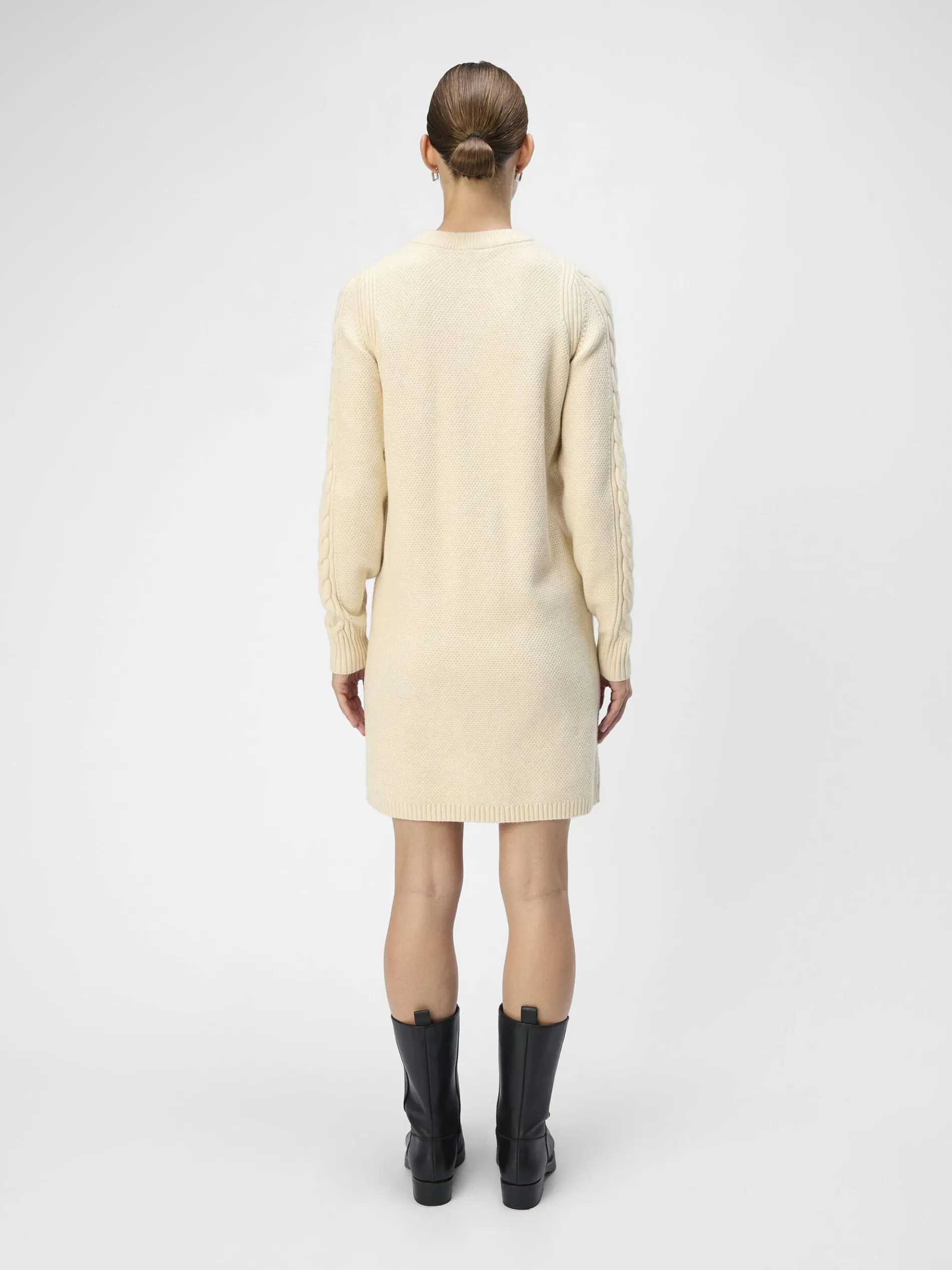 GEBREIDE KABELS MINI JURK