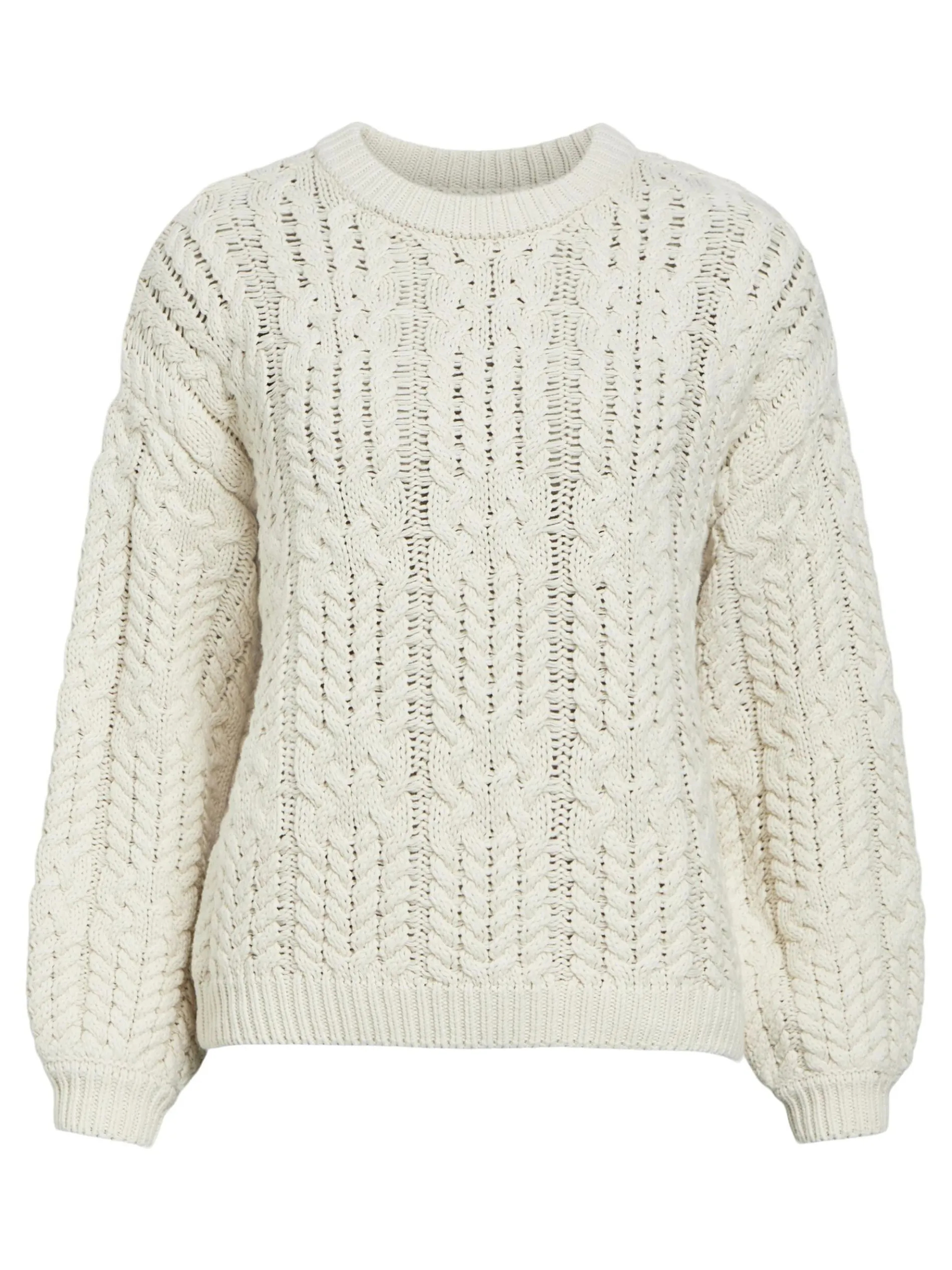 GEBREIDE KABELS SWEATER