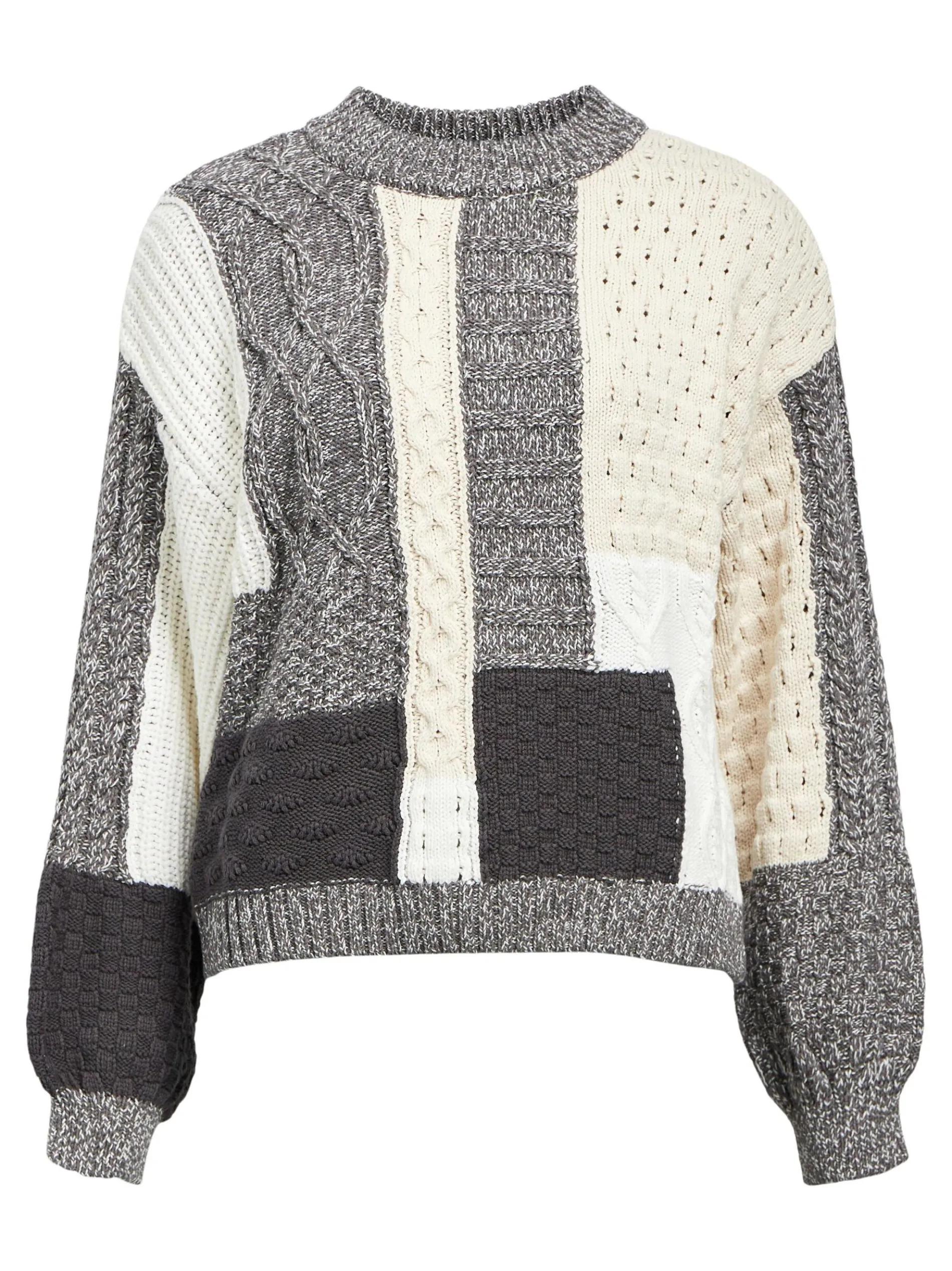 GEBREIDE KABELS SWEATER