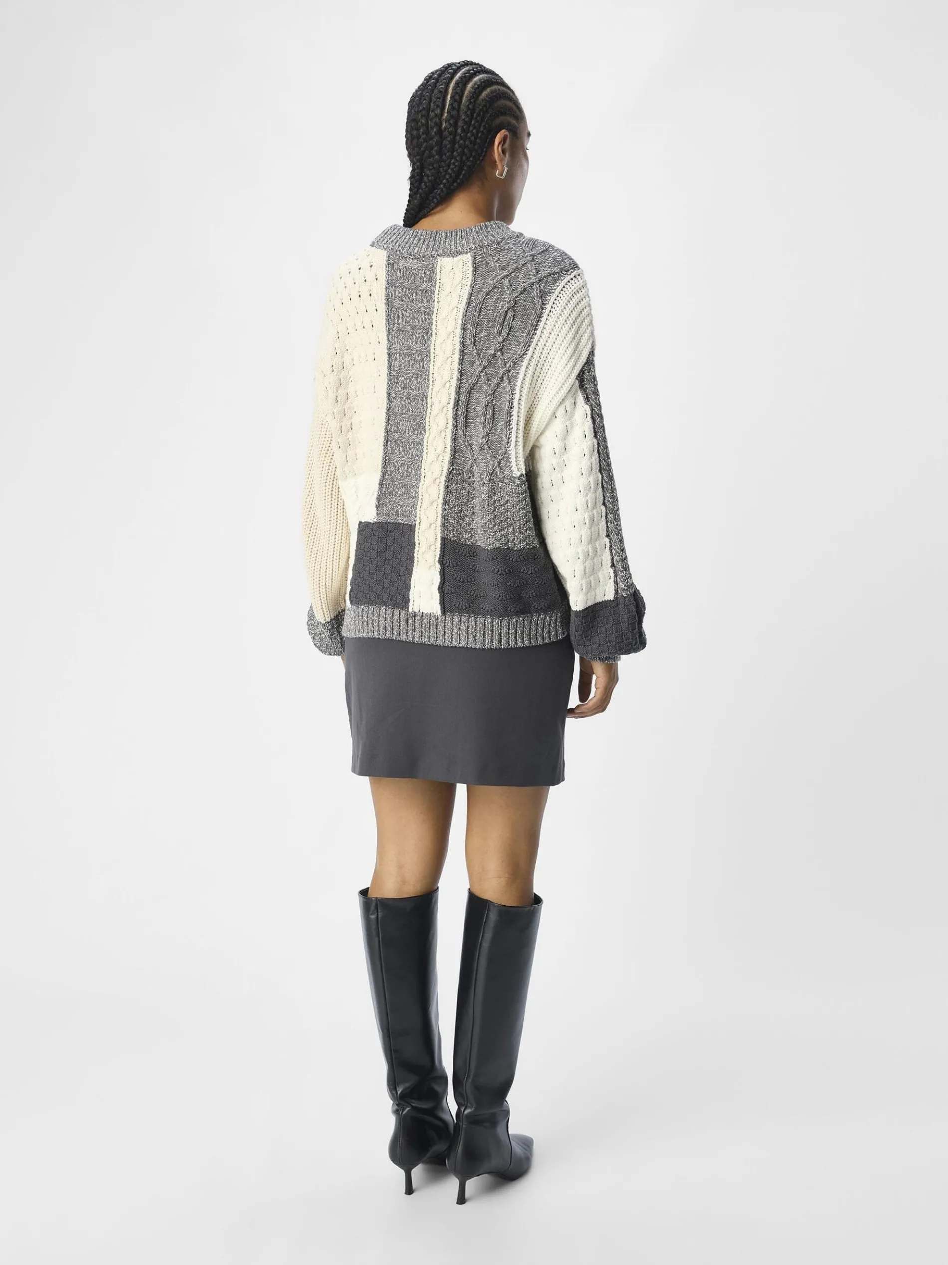 GEBREIDE KABELS SWEATER