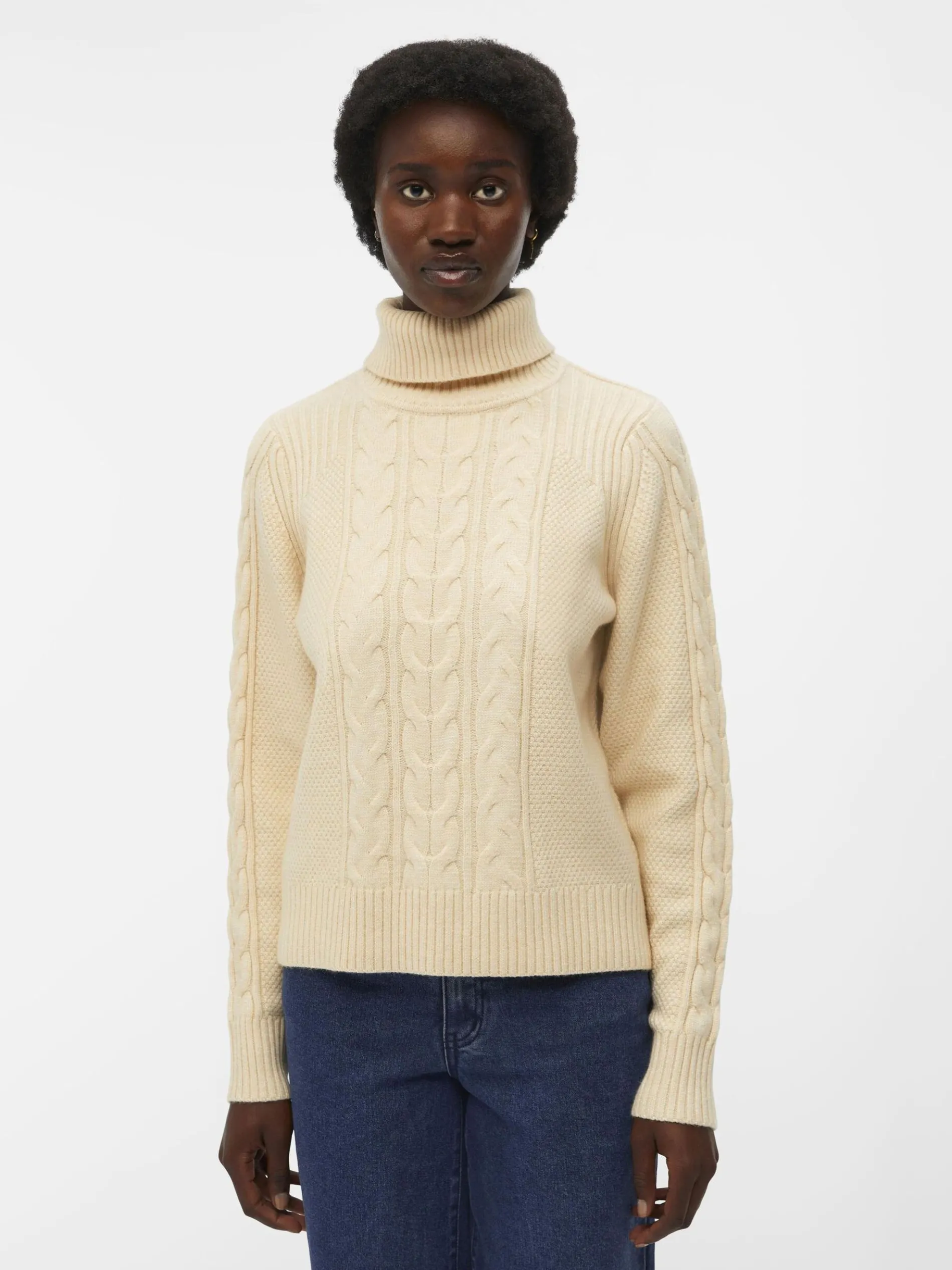 GEBREIDE KABELS SWEATER