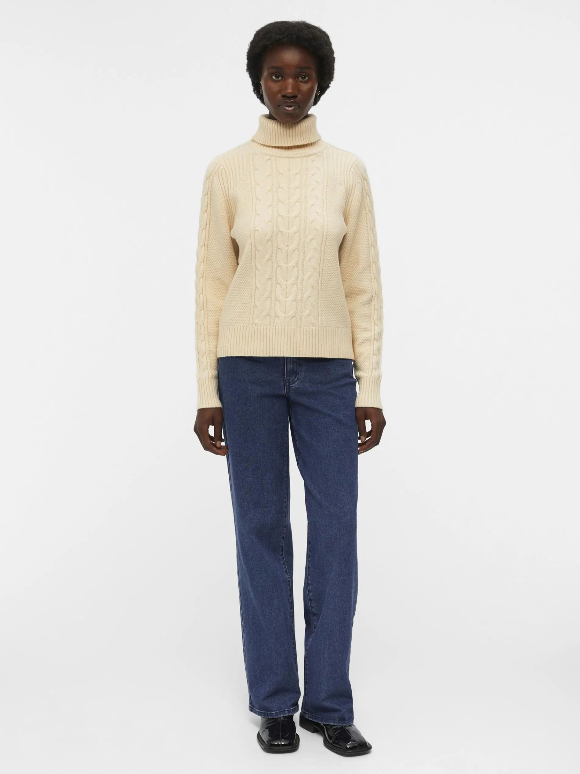 GEBREIDE KABELS SWEATER