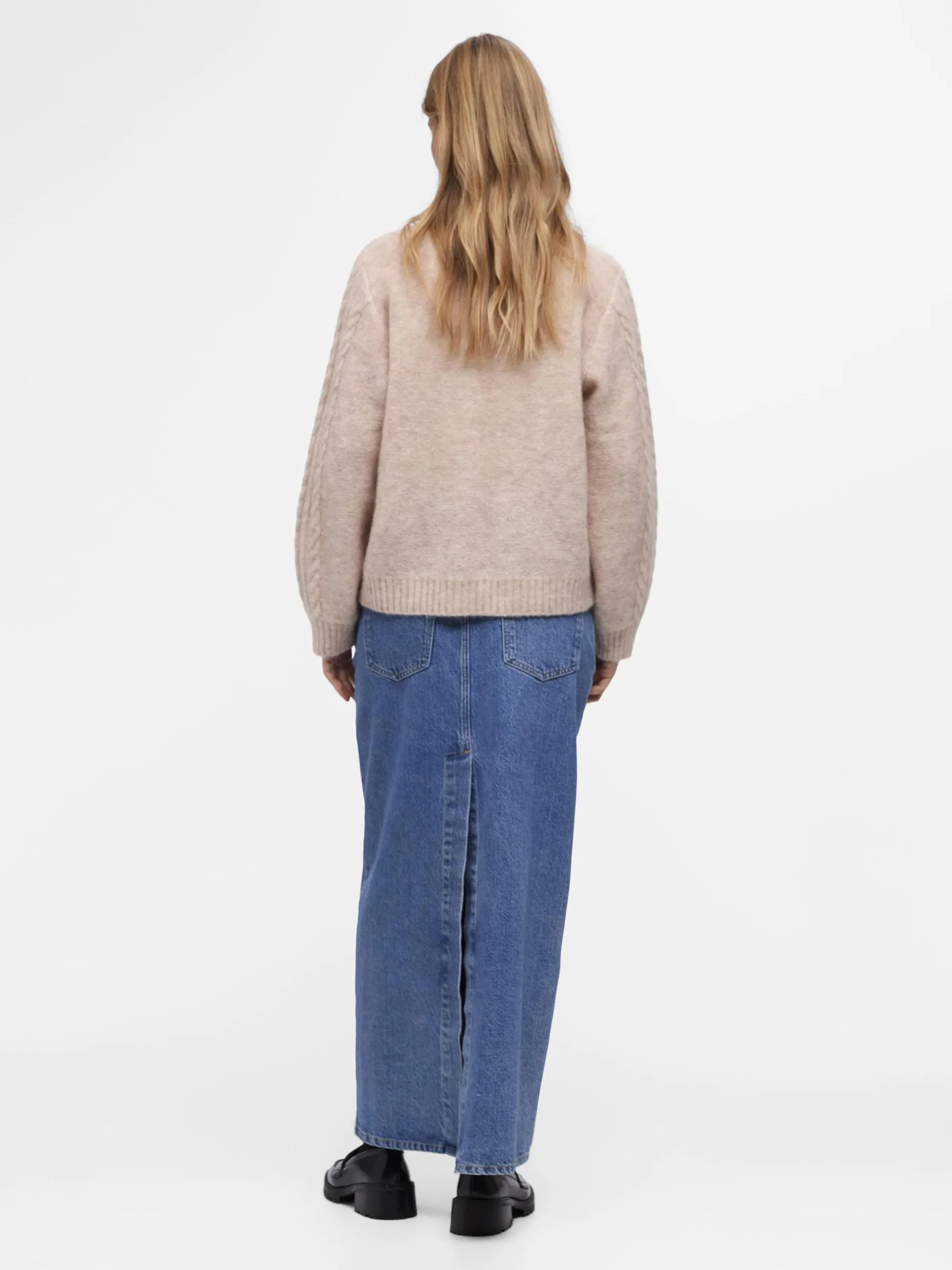 GEBREIDE KABELS SWEATER