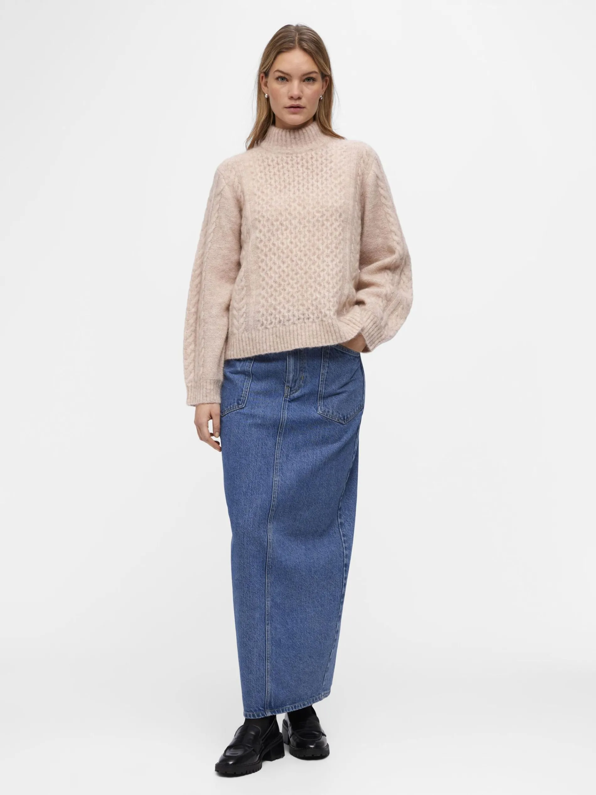 GEBREIDE KABELS SWEATER