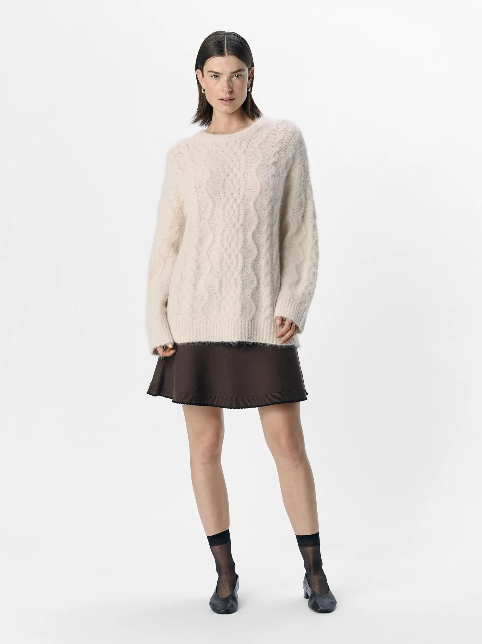 GEBREIDE KABELS TRUI