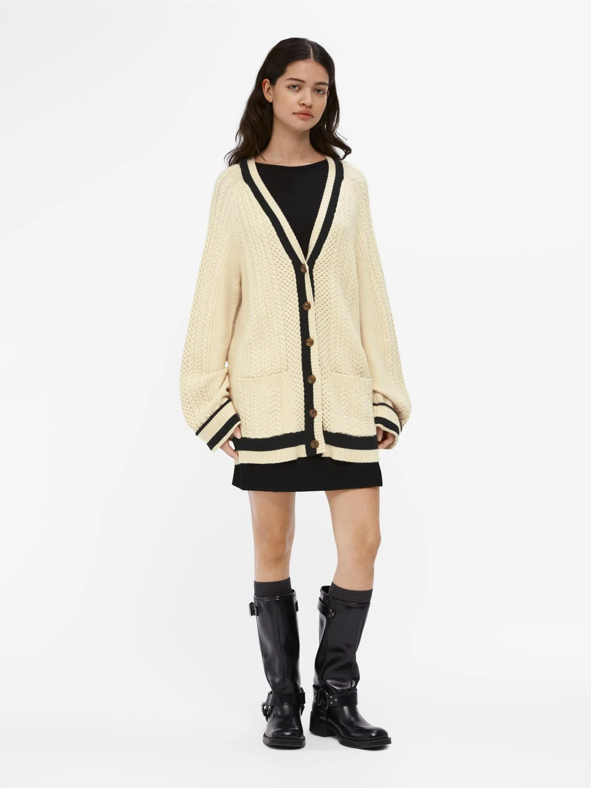 GEBREIDE KABELS VEST