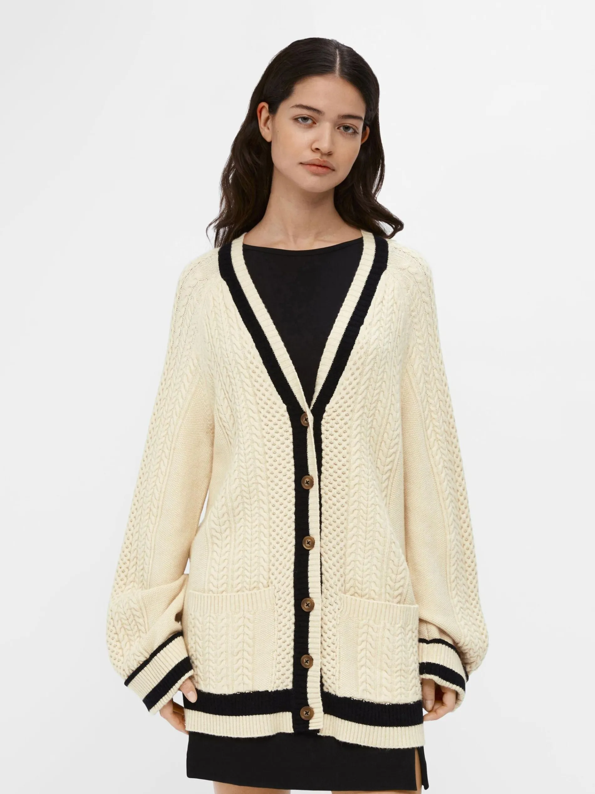 GEBREIDE KABELS VEST