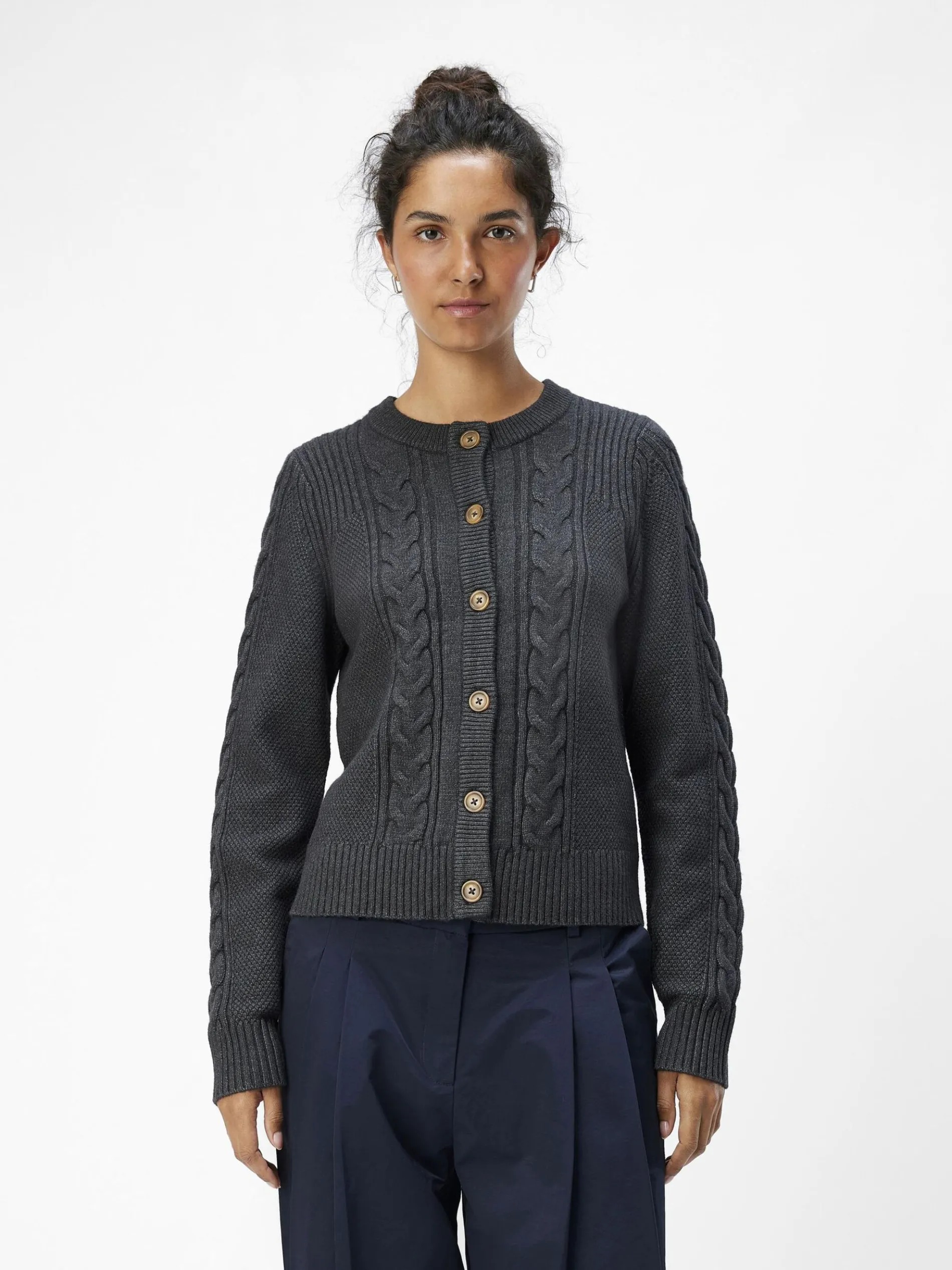 GEBREIDE KABELS VEST