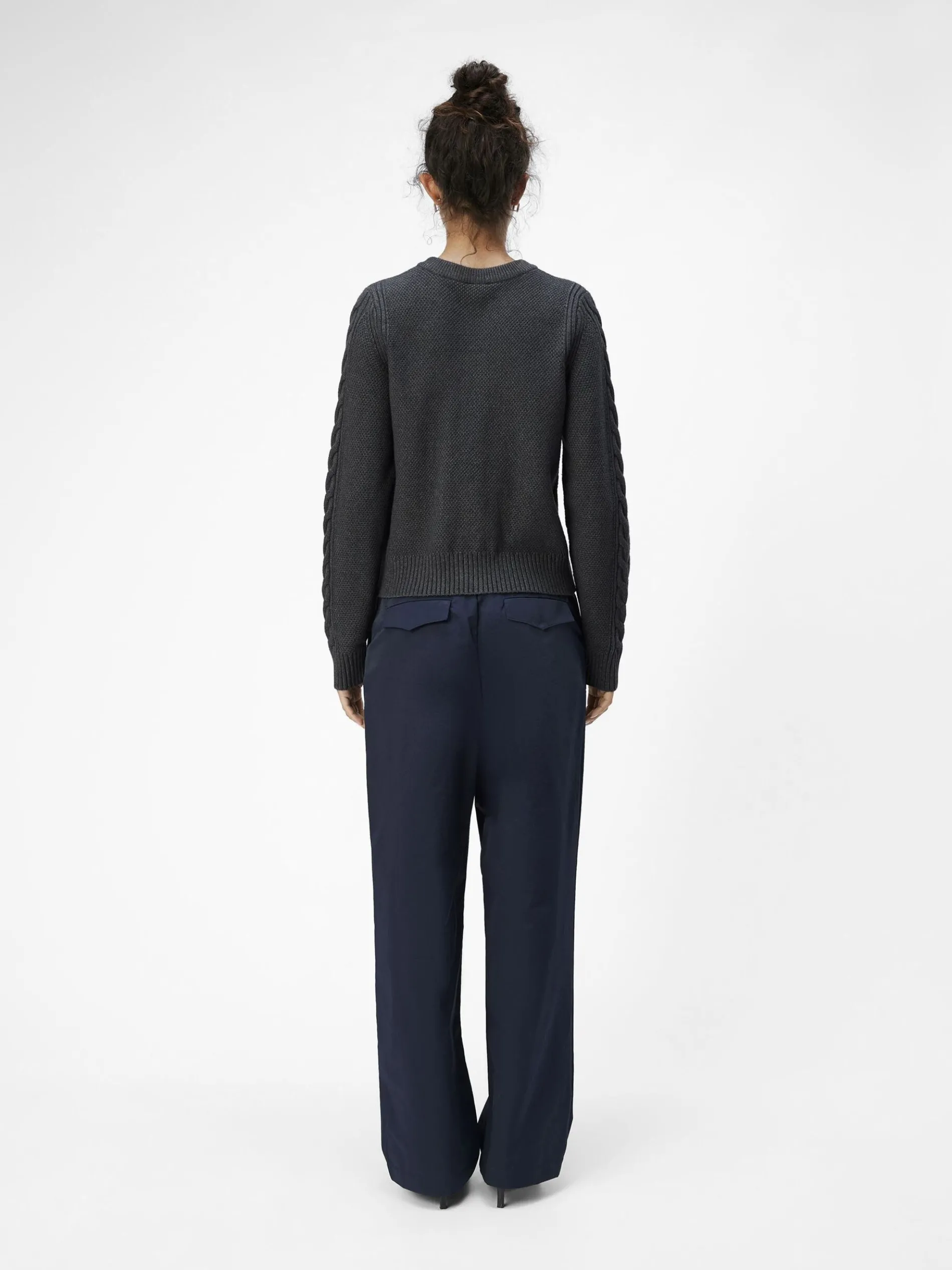 GEBREIDE KABELS VEST