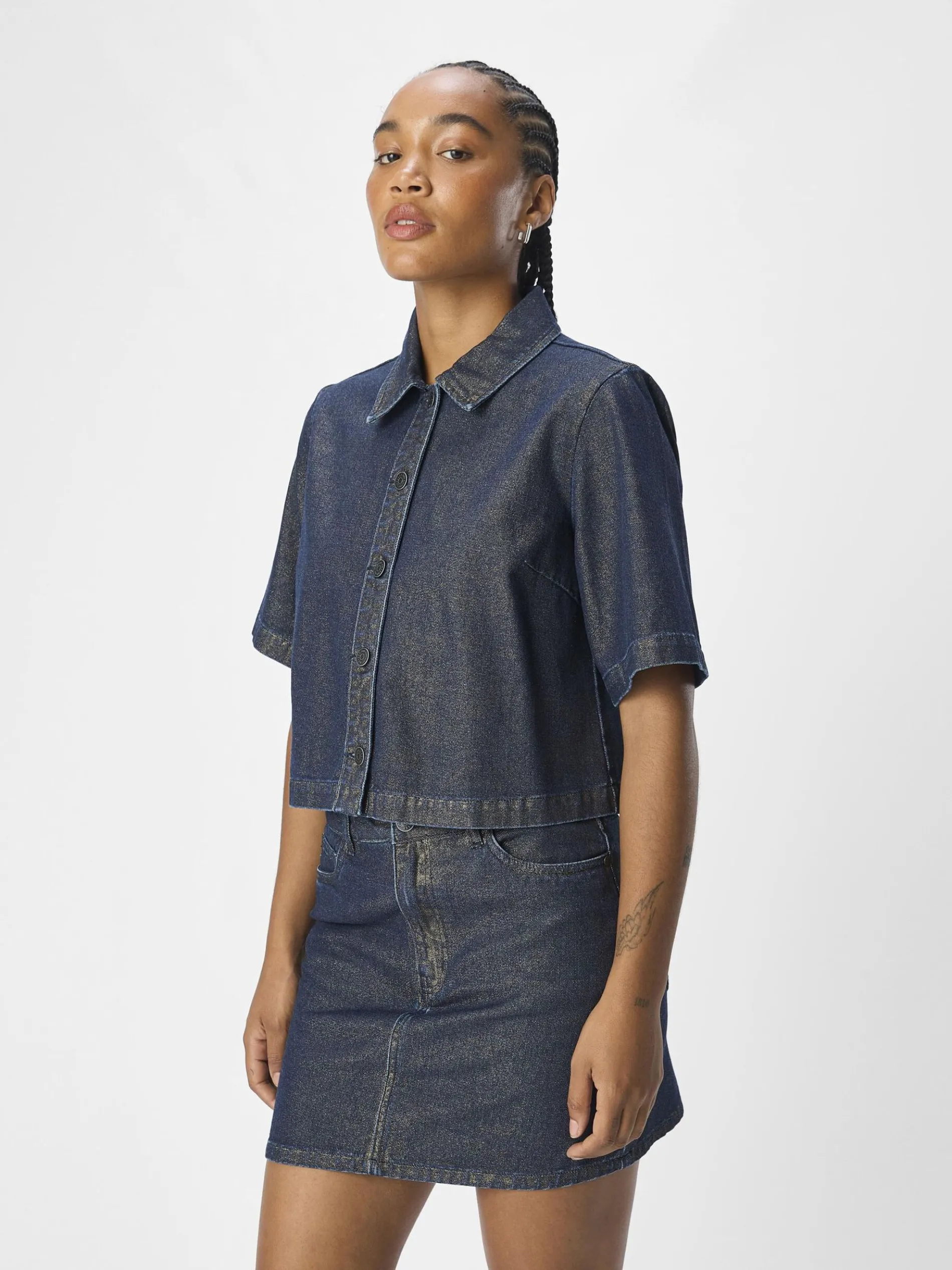 GECOATE SPIJKERBLOUSE