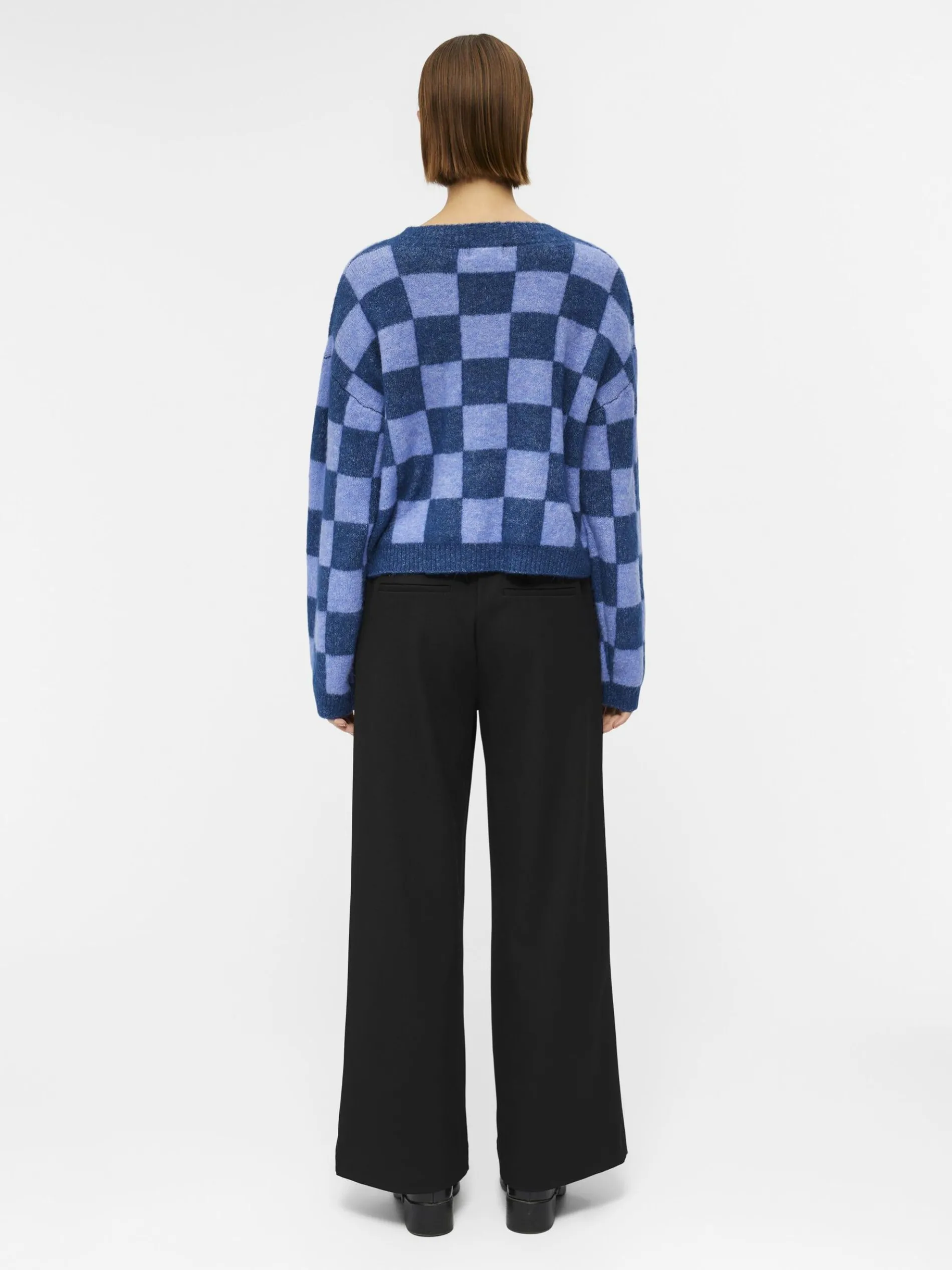 GEDESSINEERDE GEBREIDE TRUI