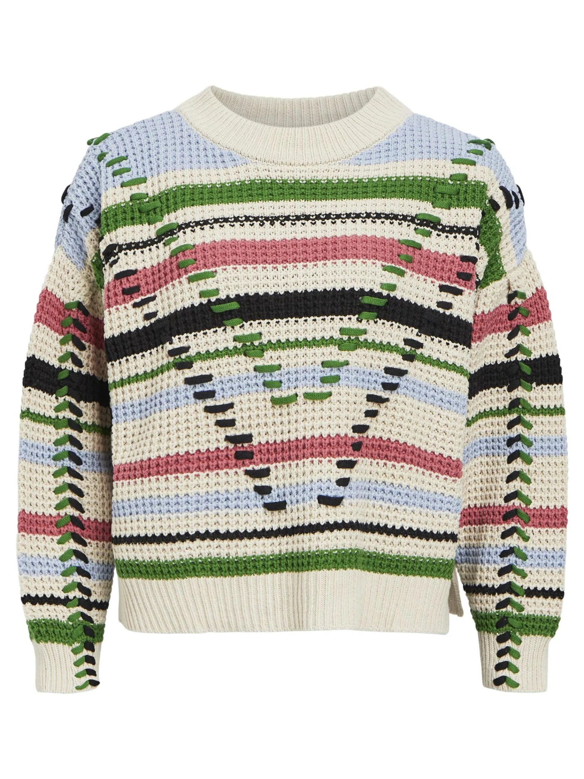 GEDETAILLEERD GEBREIDE TRUI