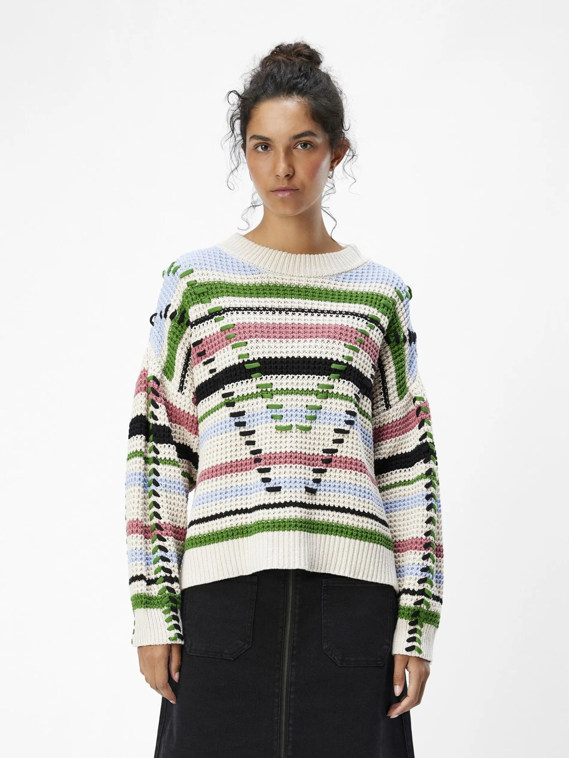 GEDETAILLEERD GEBREIDE TRUI