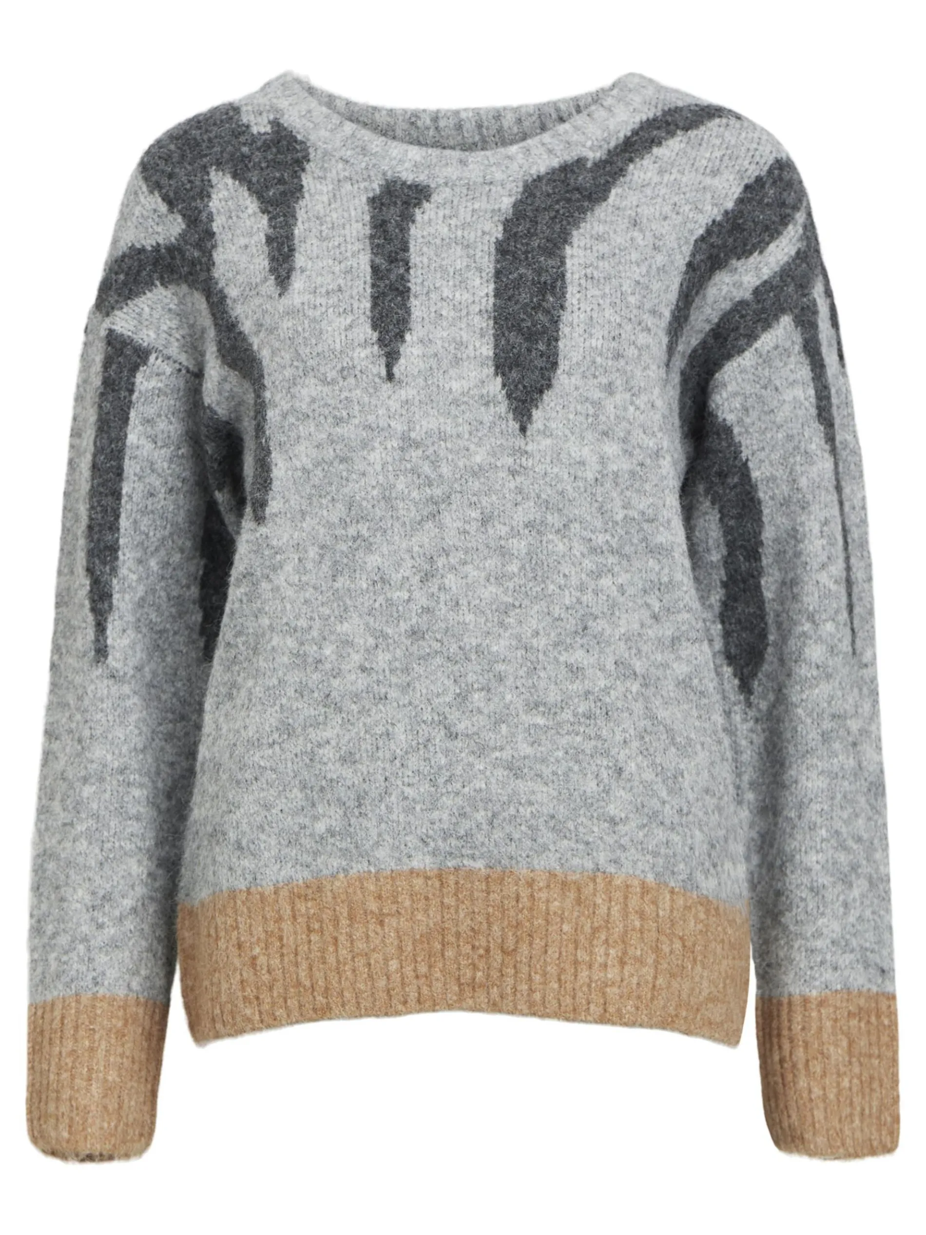 GEDETAILLEERD GEBREIDE TRUI