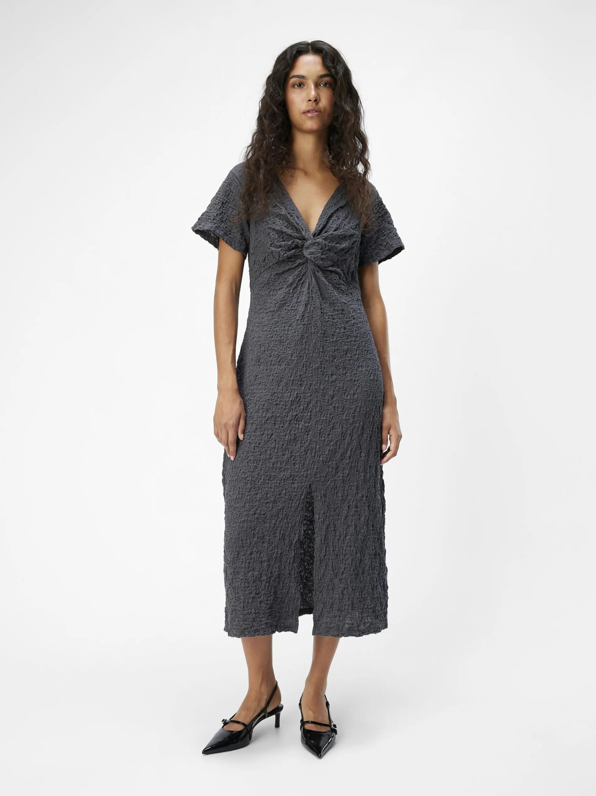 GEKNOOPT DETAIL MIDI JURK