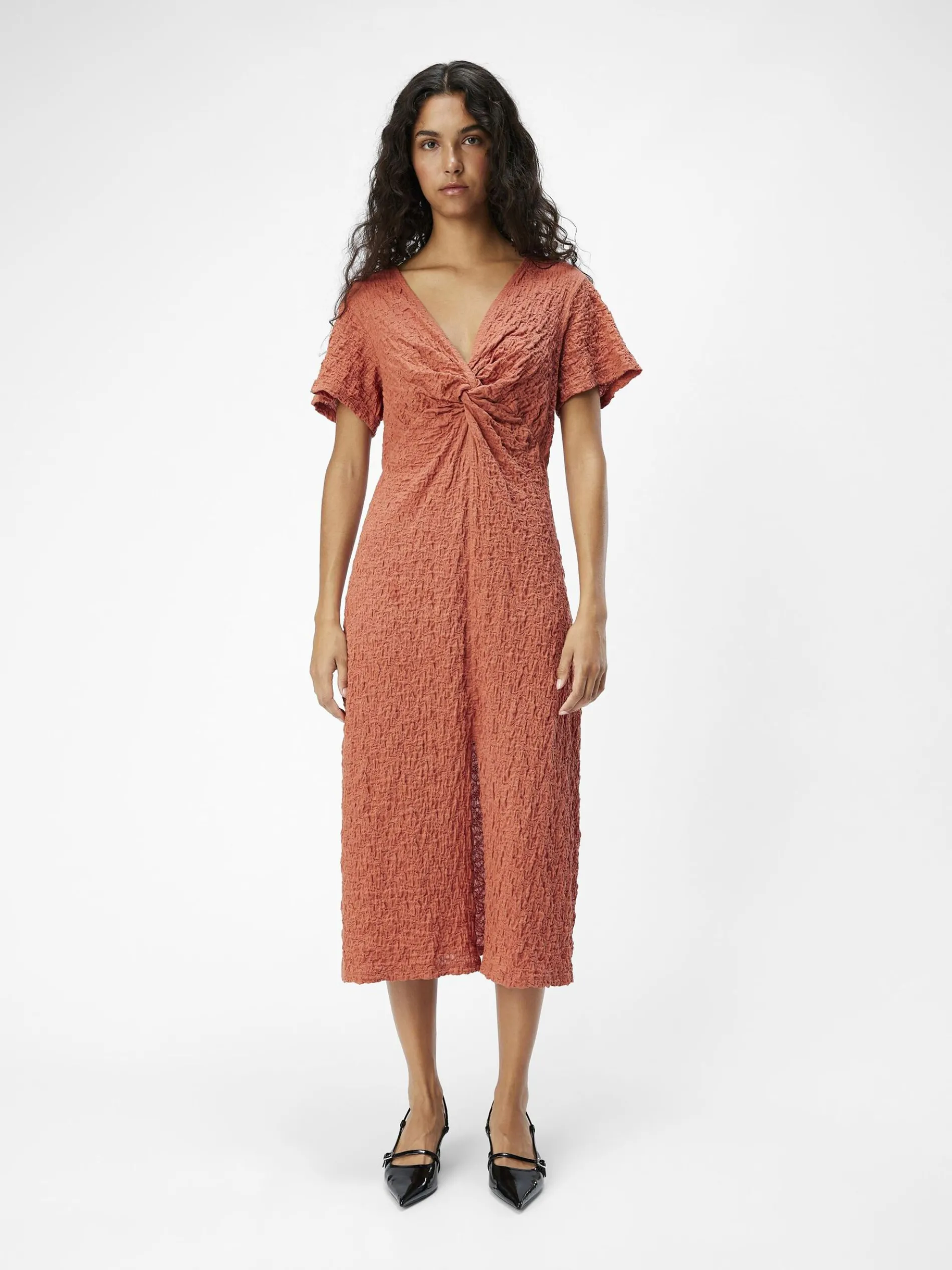 GEKNOOPT DETAIL MIDI JURK