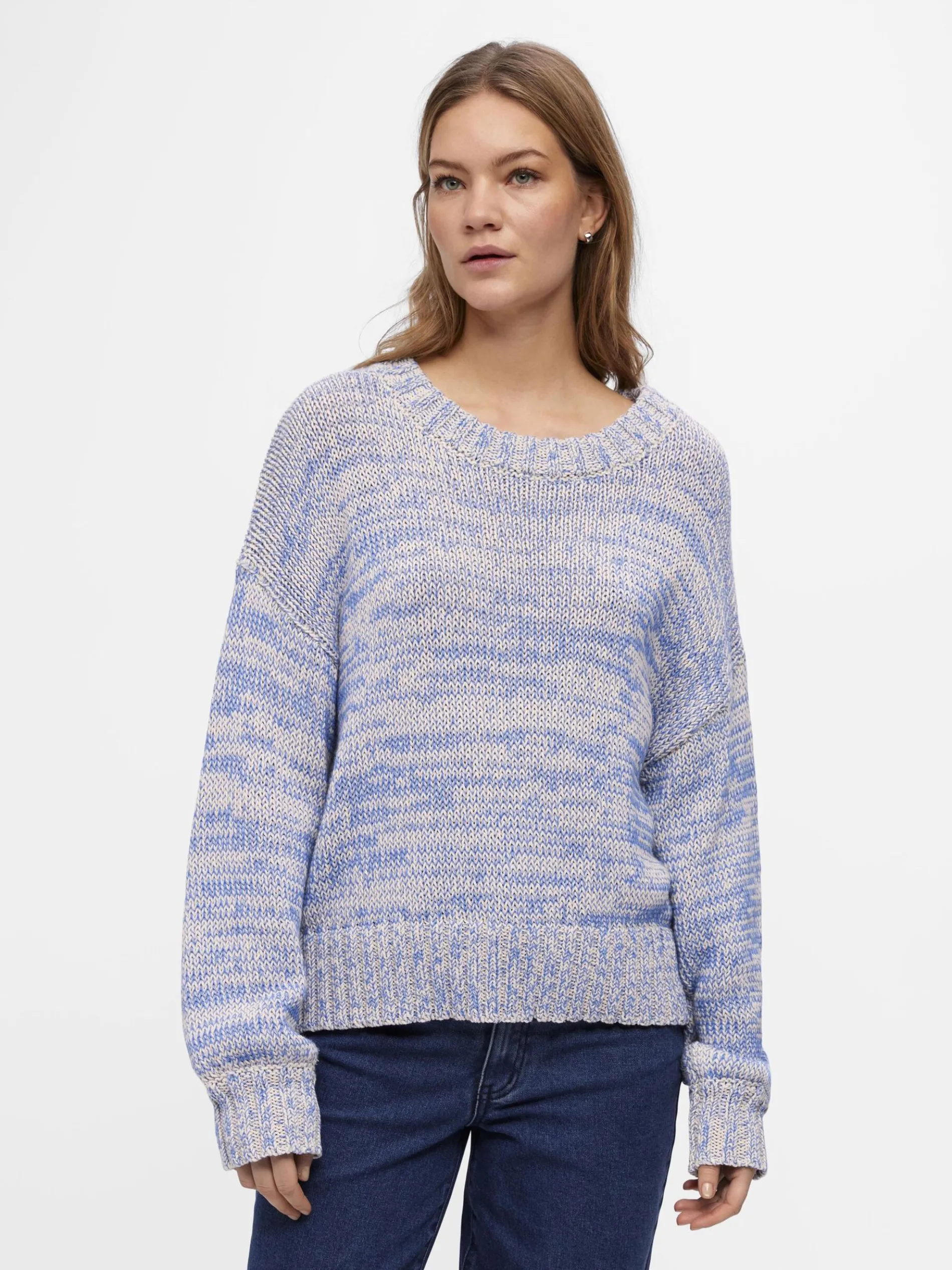 GEMÊLEERDE SWEATER