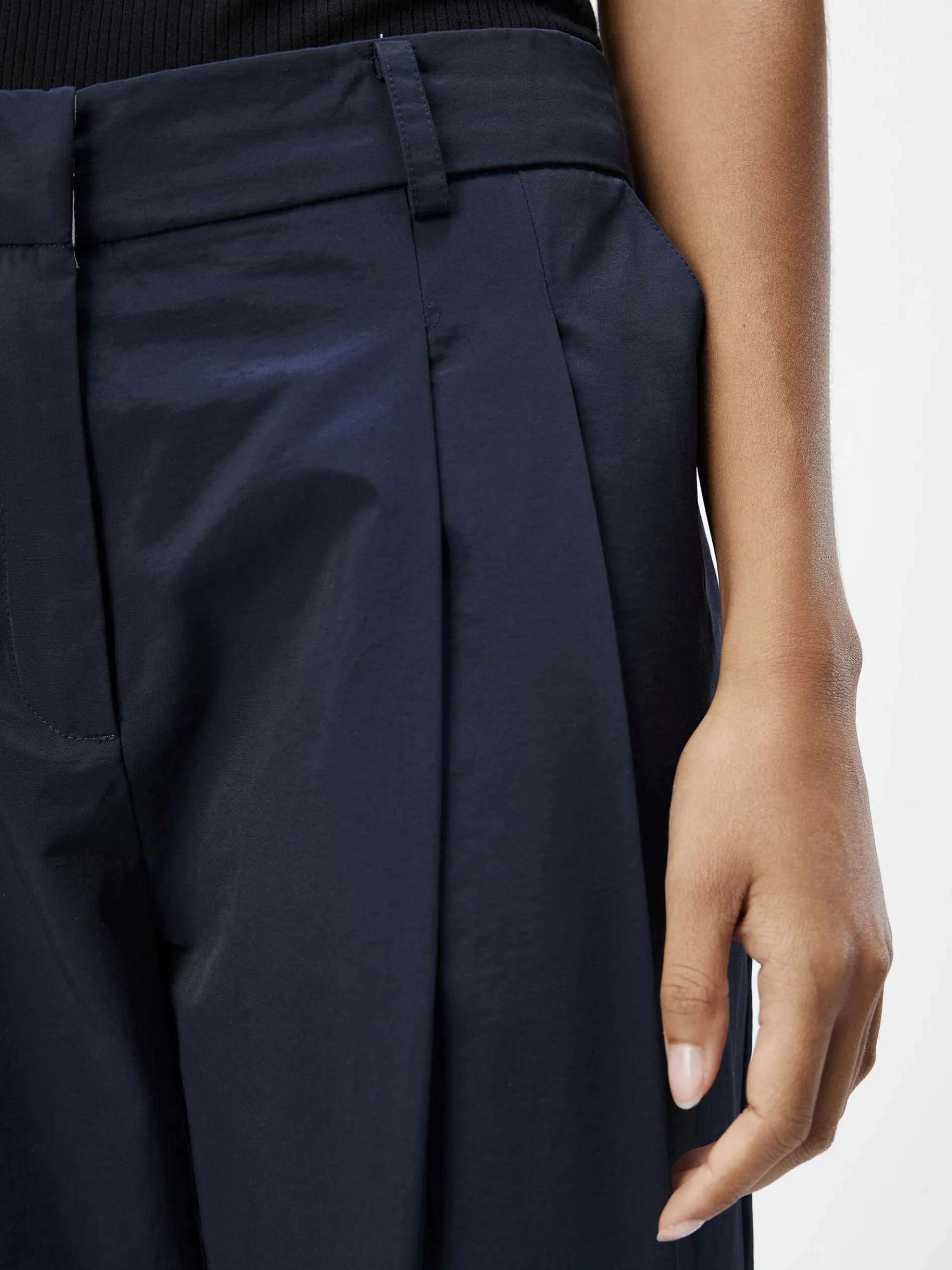 GEPLOOID WIDE LEG BROEK