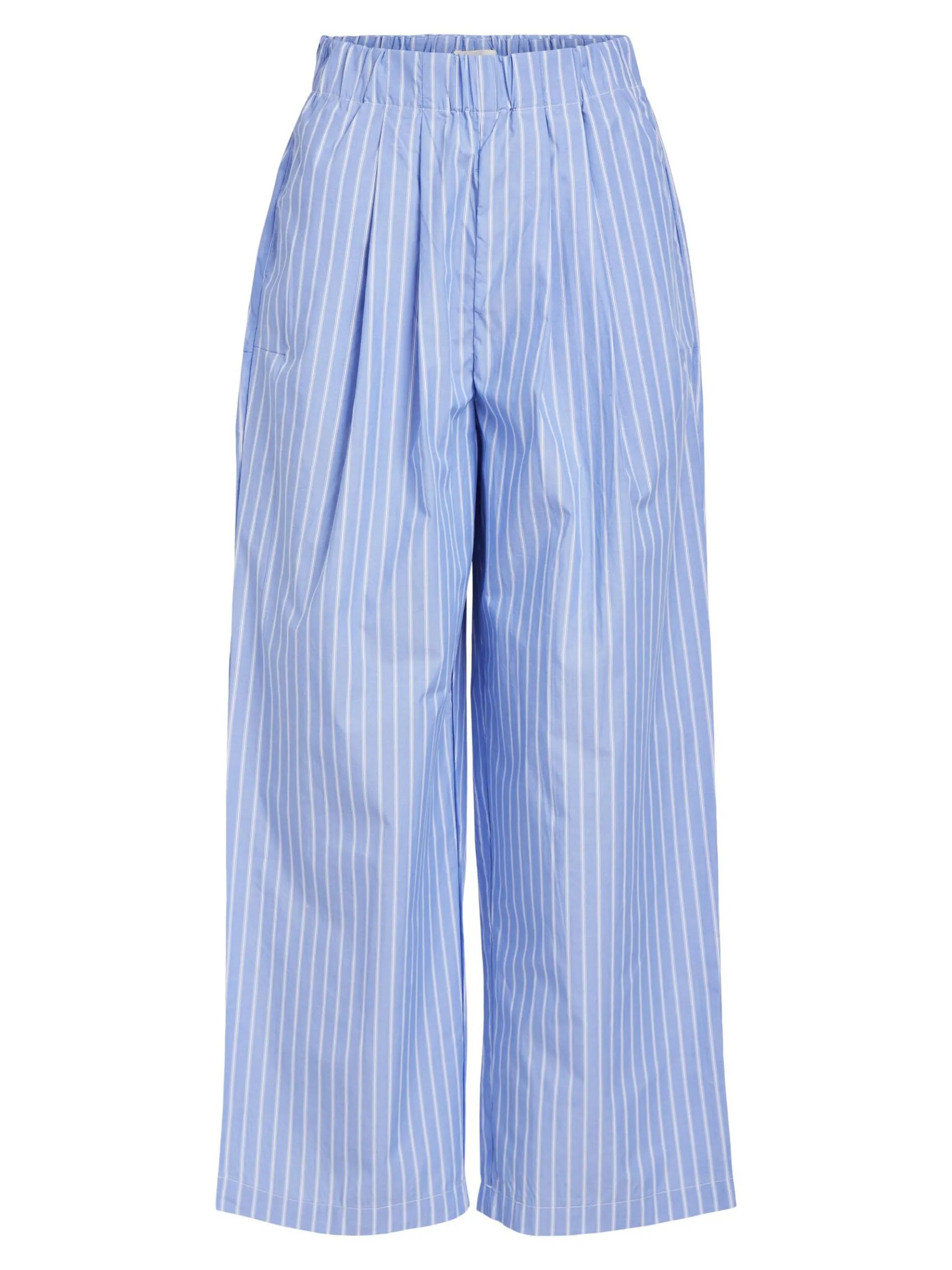 GESTREEPT WIDE LEG BROEK