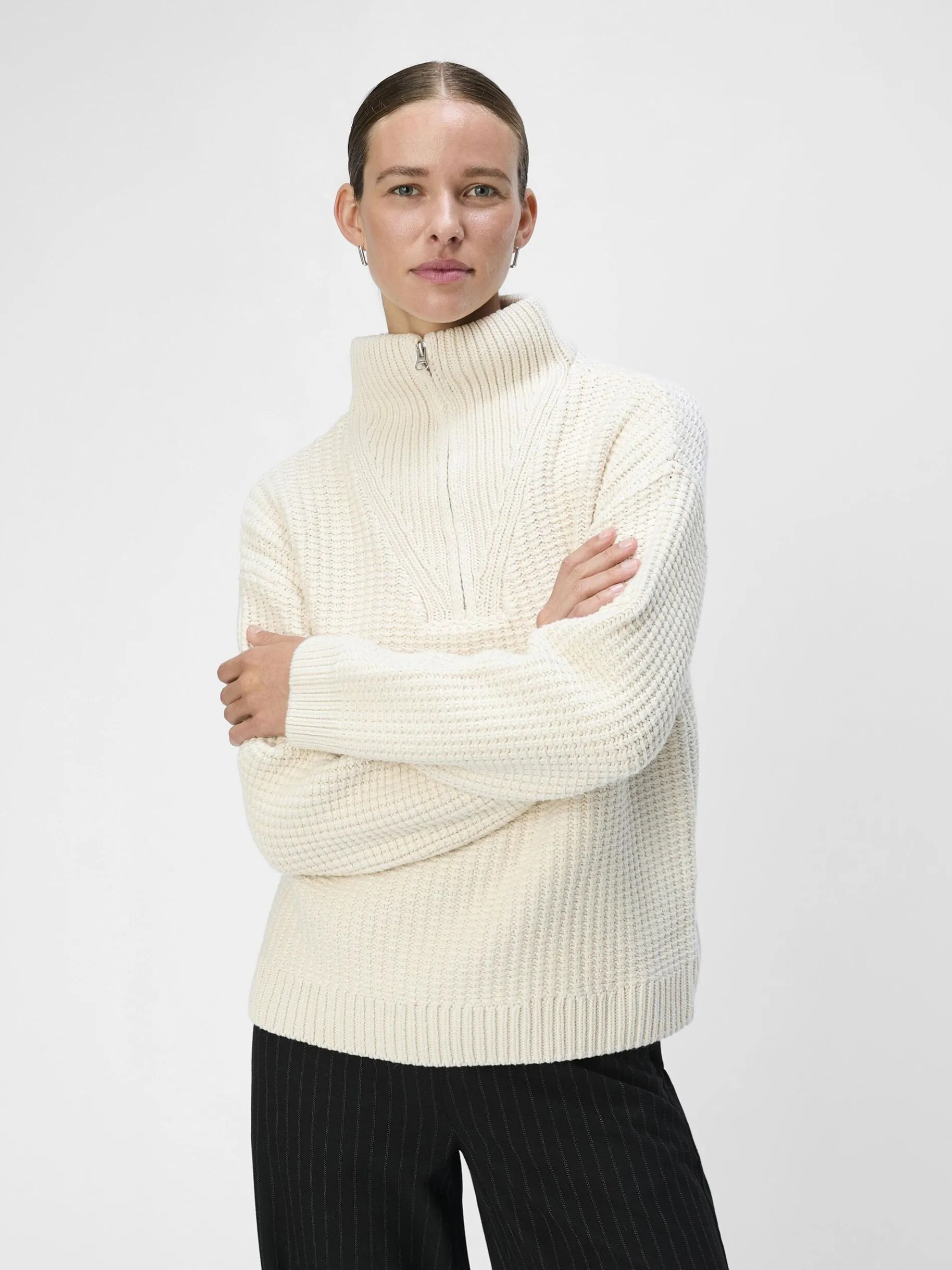 HALVE RITS GEBREIDE TRUI