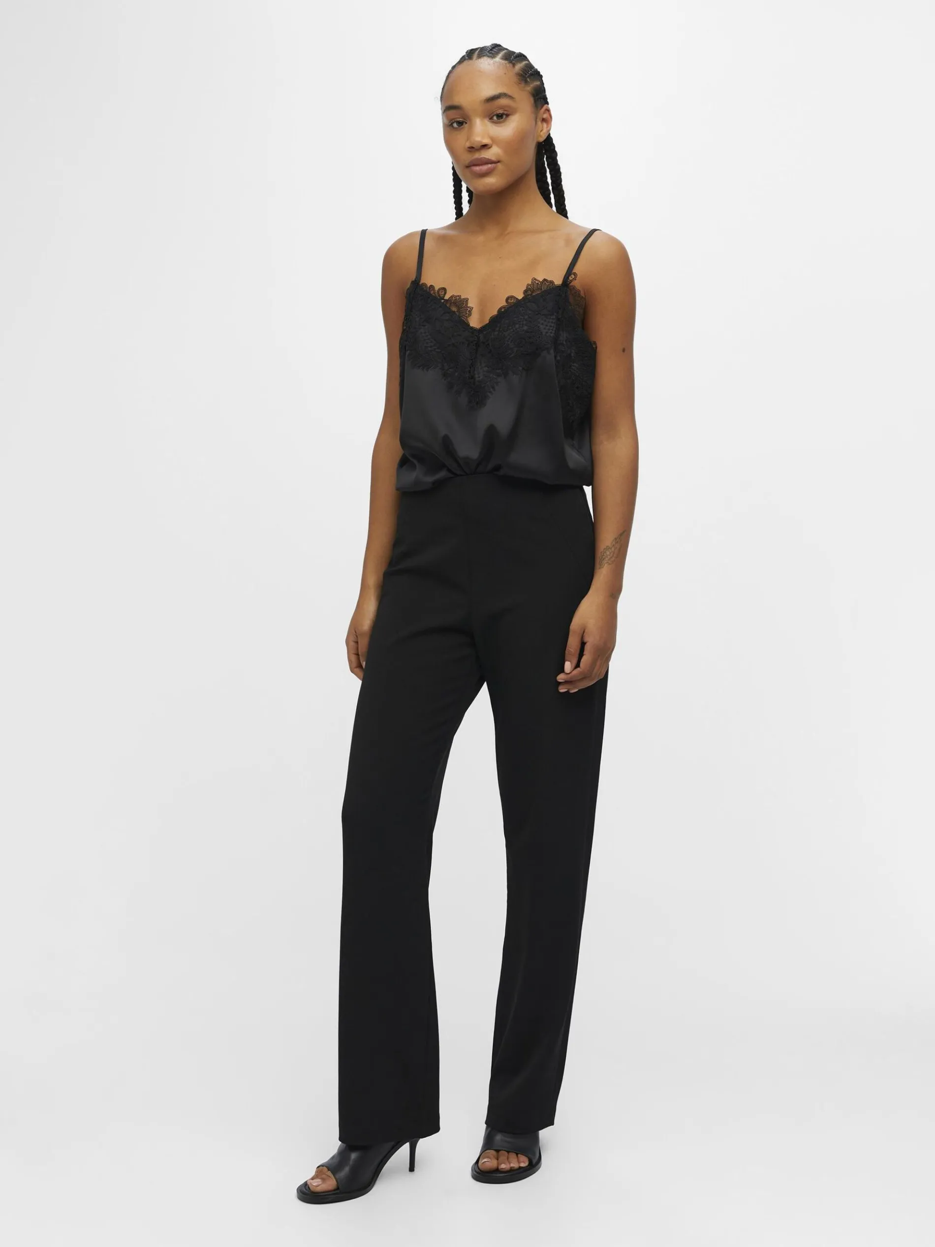 KLASSIEKE WIDE LEG BROEK