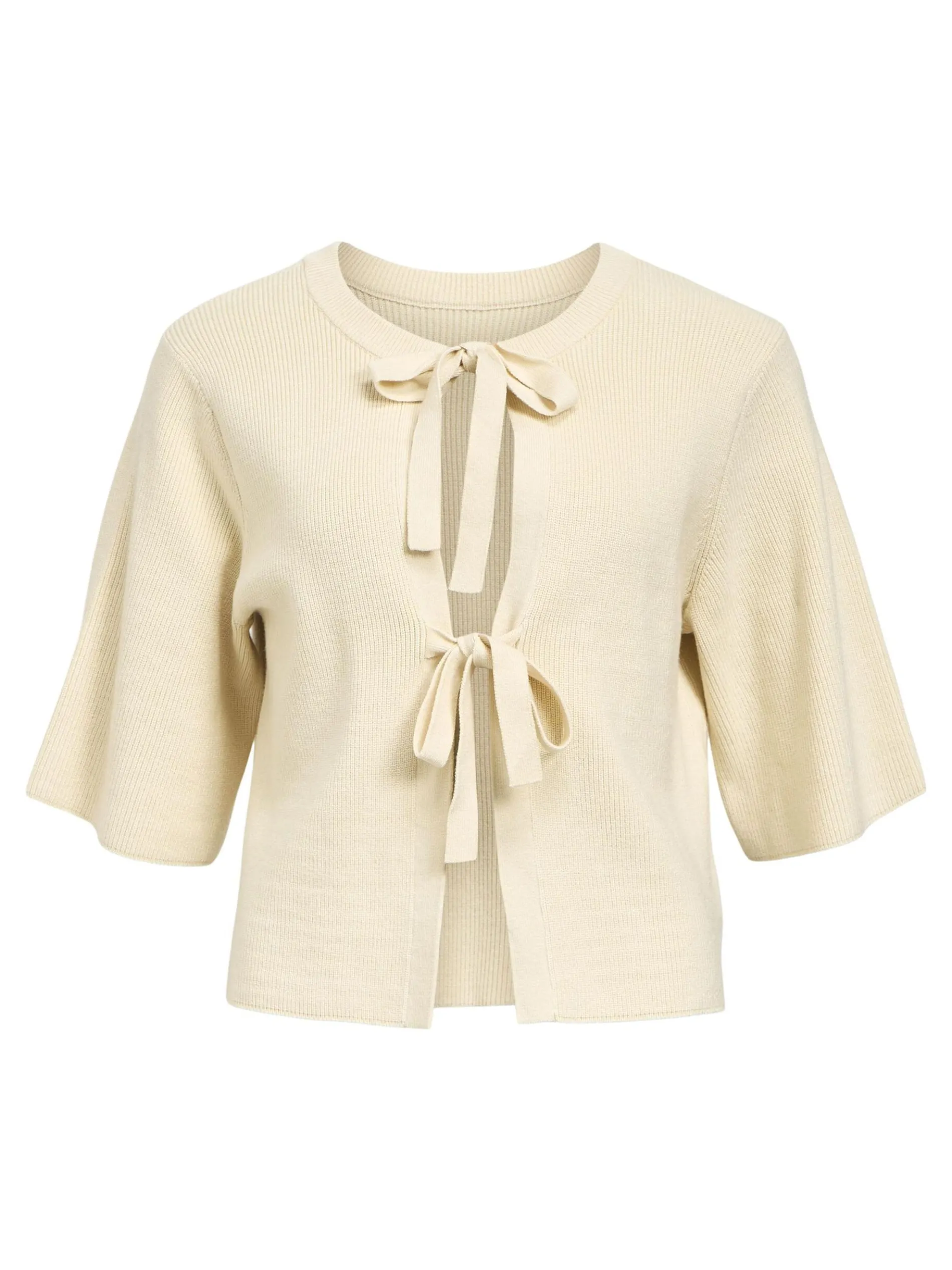 KORTE MOUWEN GEBREID VEST