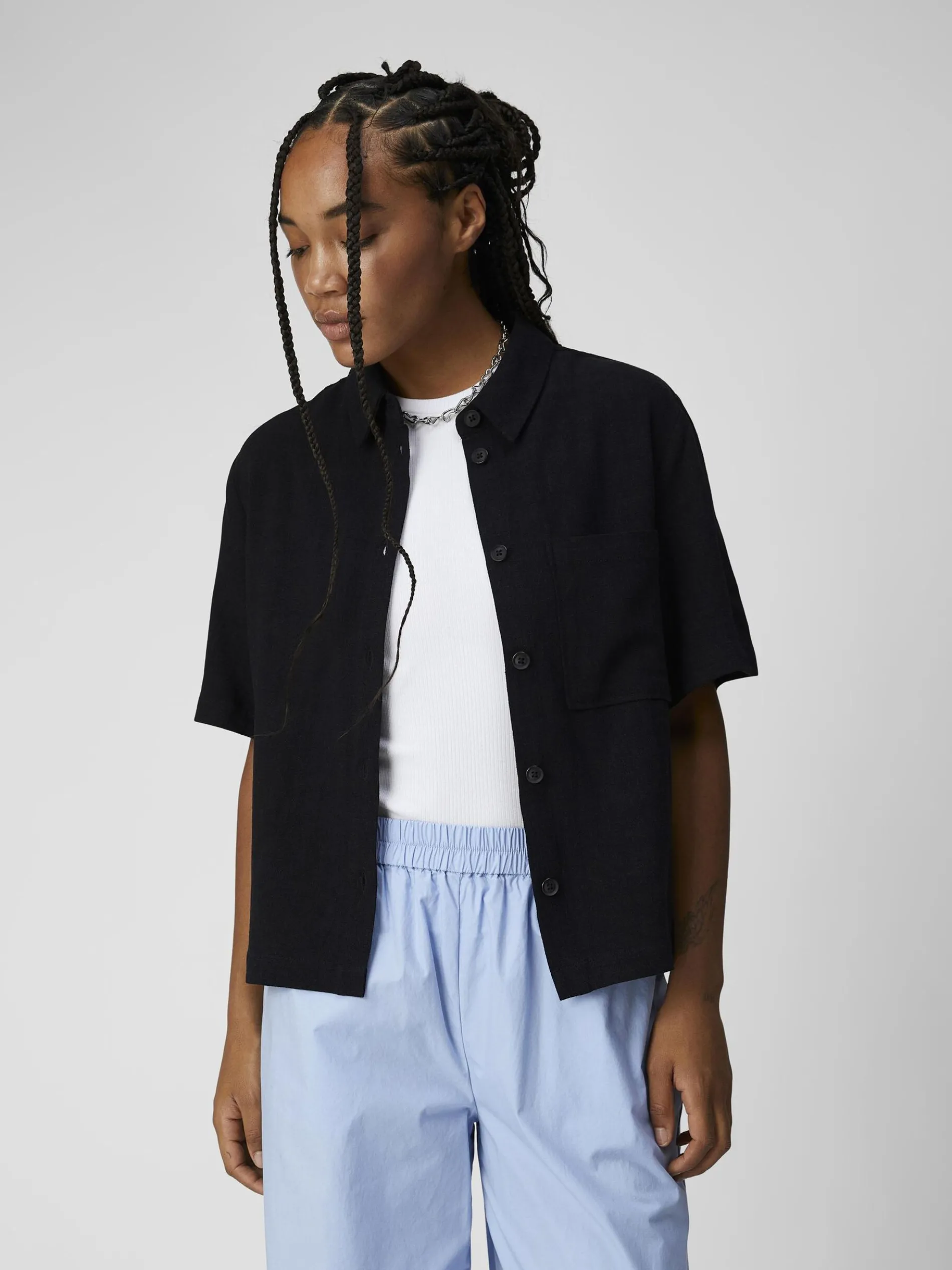 KORTE MOUWEN OVERHEMD