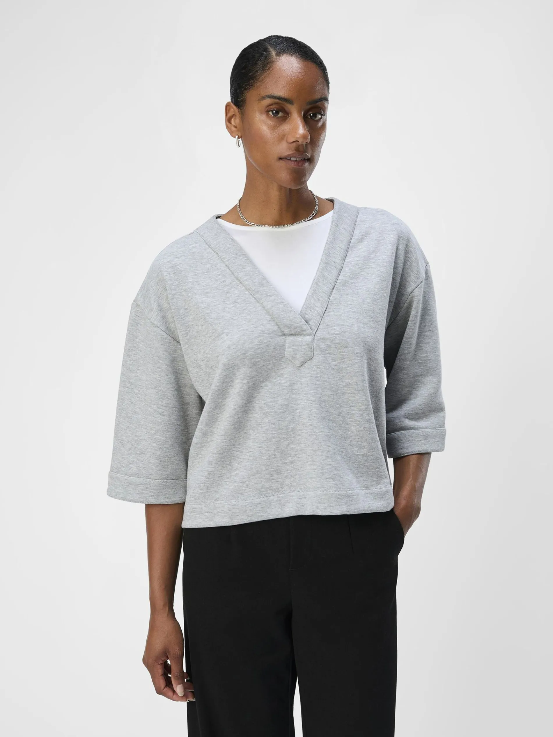 KORTE MOUWEN SWEATSHIRT