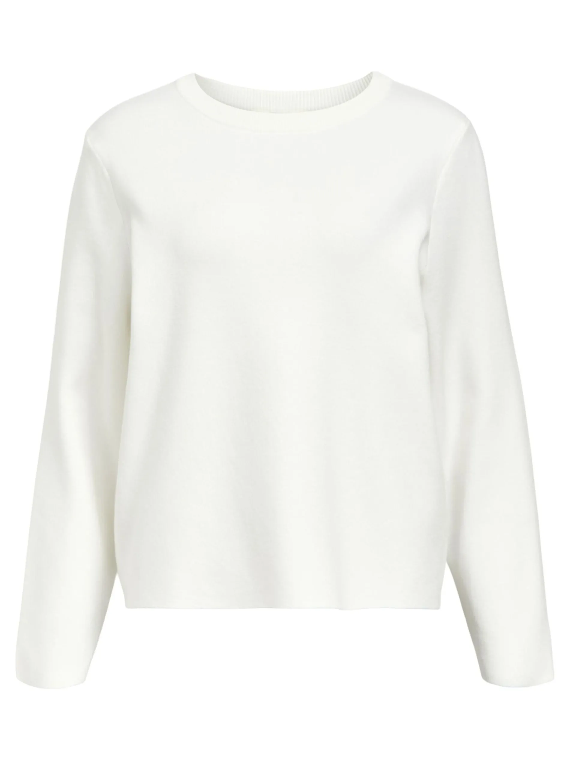 LANGE MOUWEN GEBREIDE TRUI