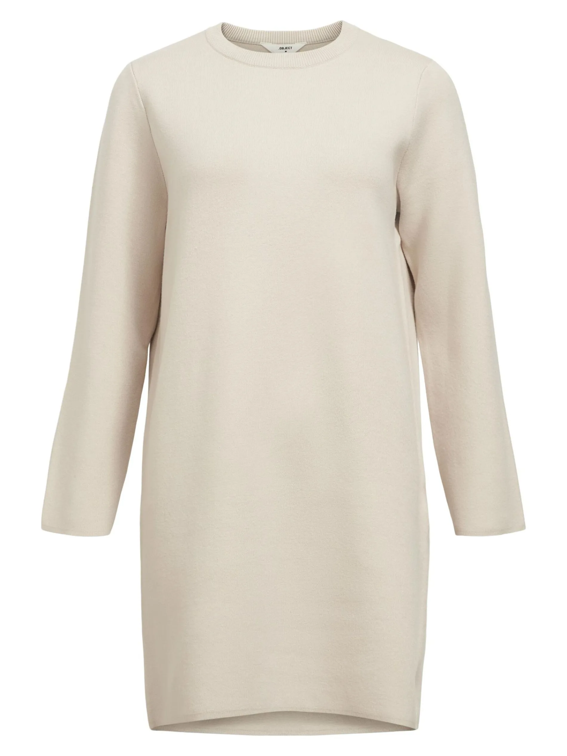 LANGE MOUWEN GEBREIDE JURK