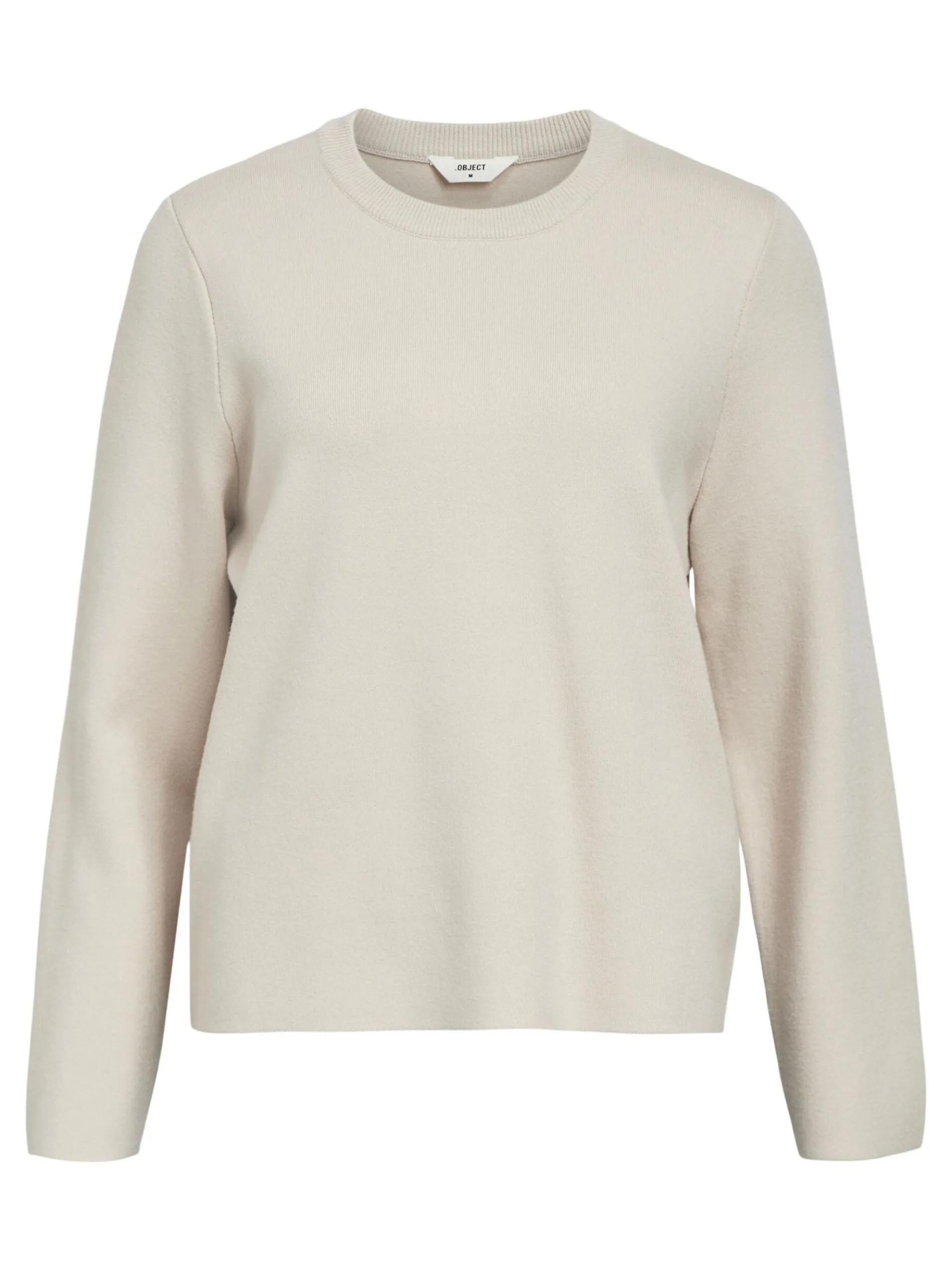 LANGE MOUWEN GEBREIDE TRUI