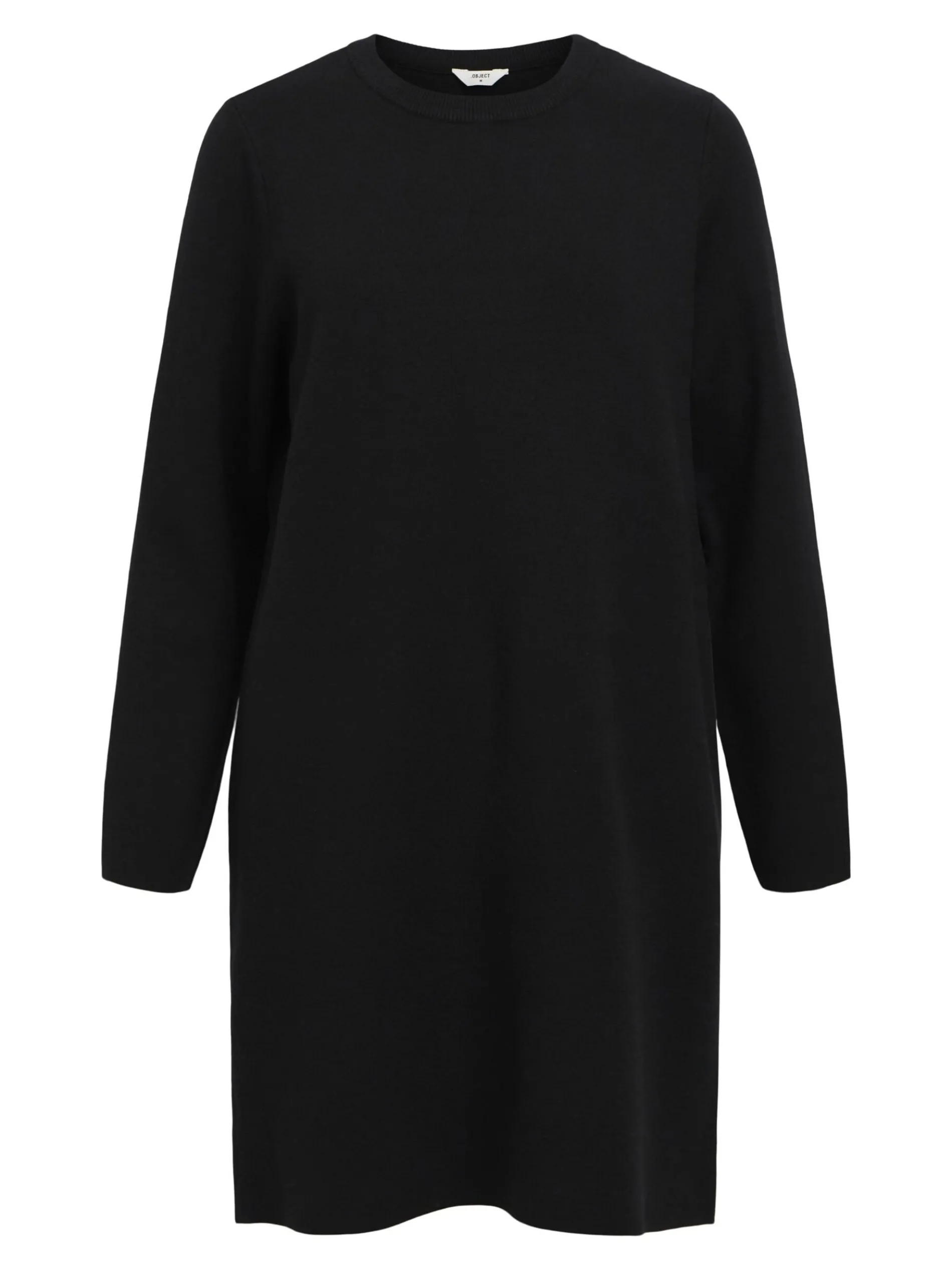 LANGE MOUWEN GEBREIDE JURK