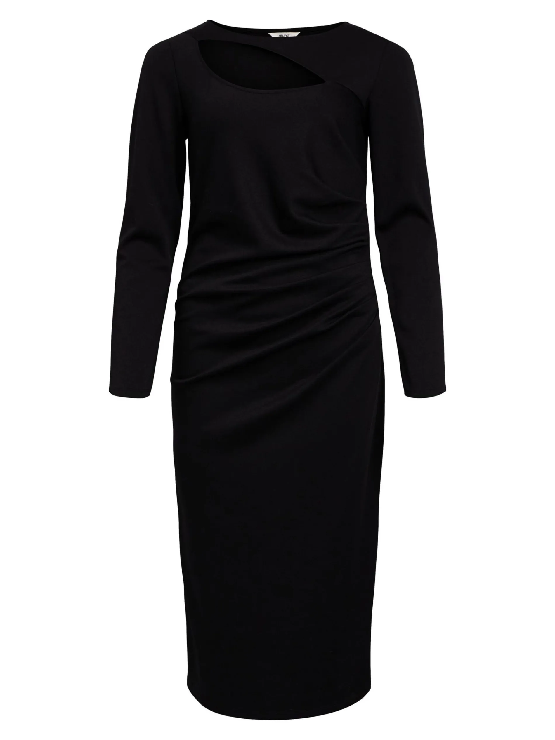 LANGE MOUWEN MIDI JURK