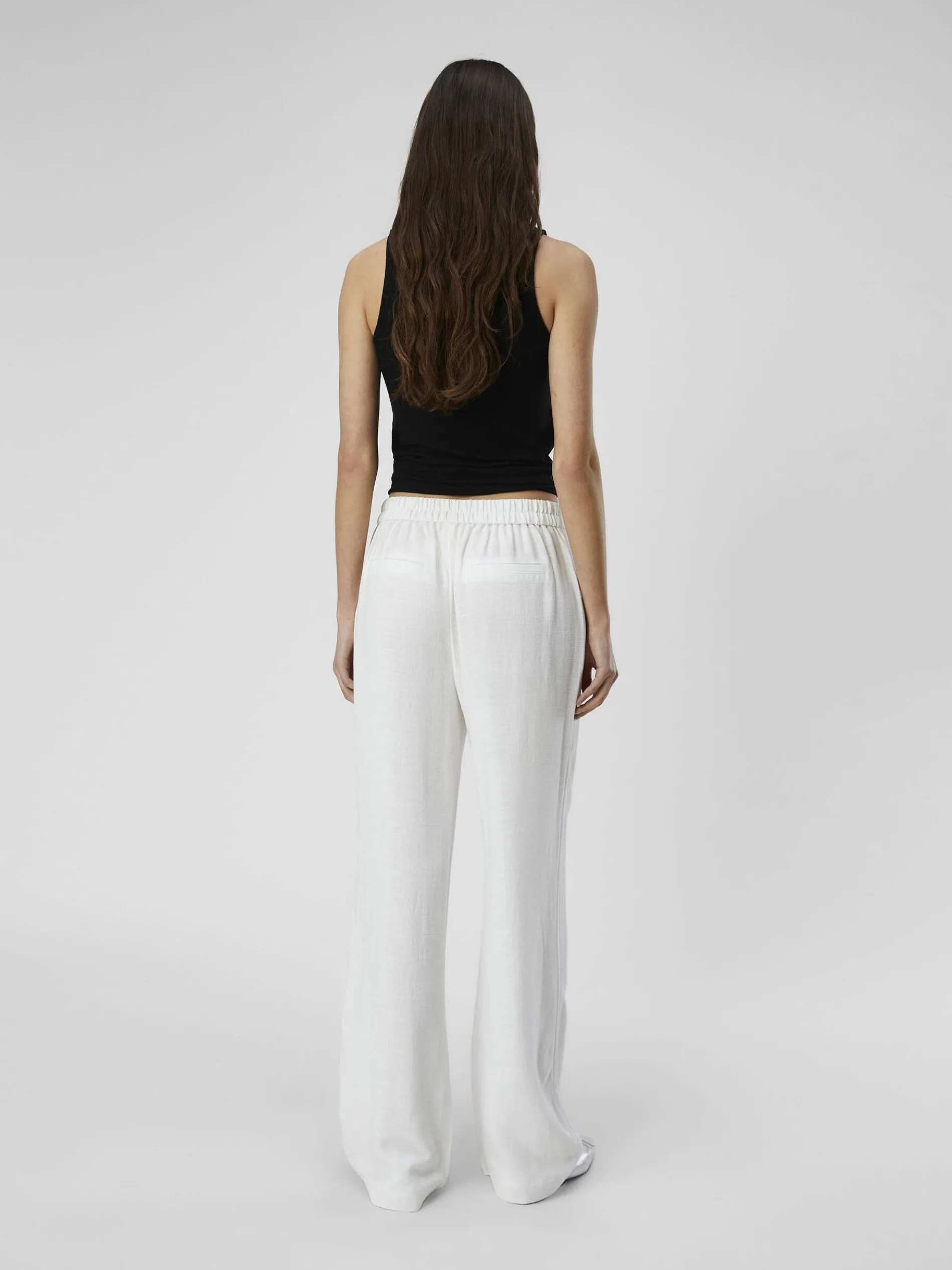 LINNENMIX WIDE LEG BROEK