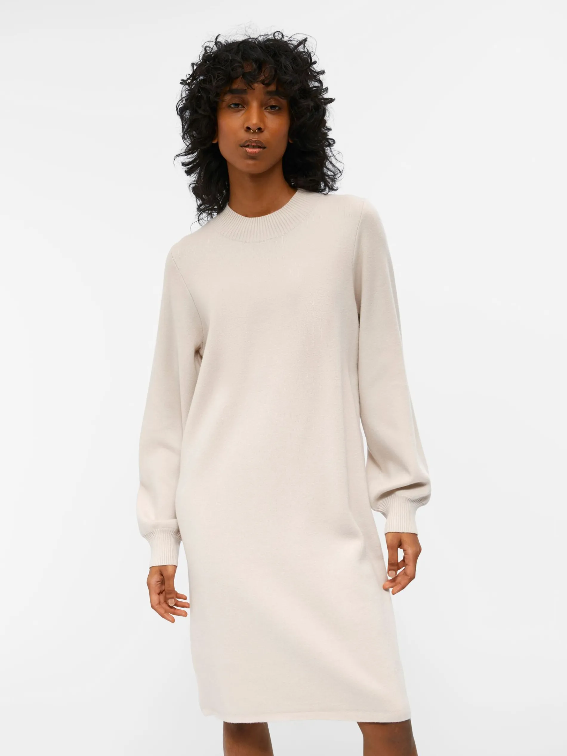 LONGSLEEVE GEBREIDE JURK